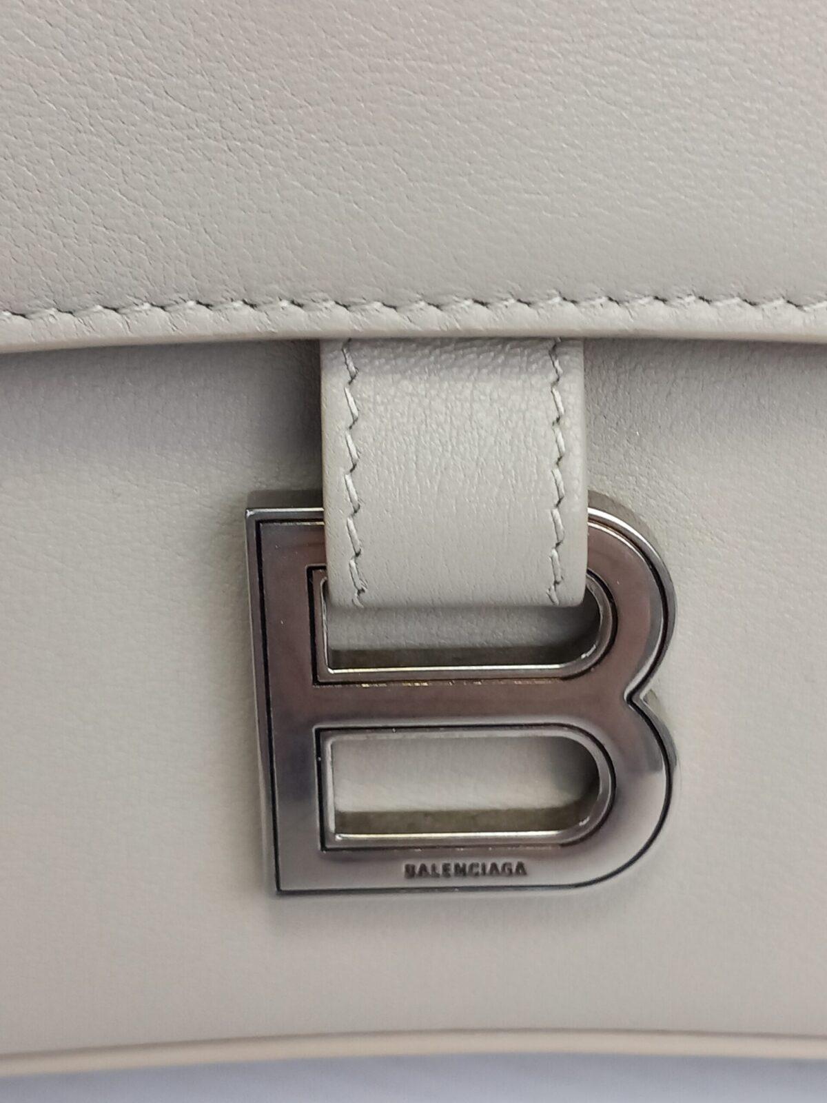 Balenciaga Hourglass bezowa torebka - obrazek 4