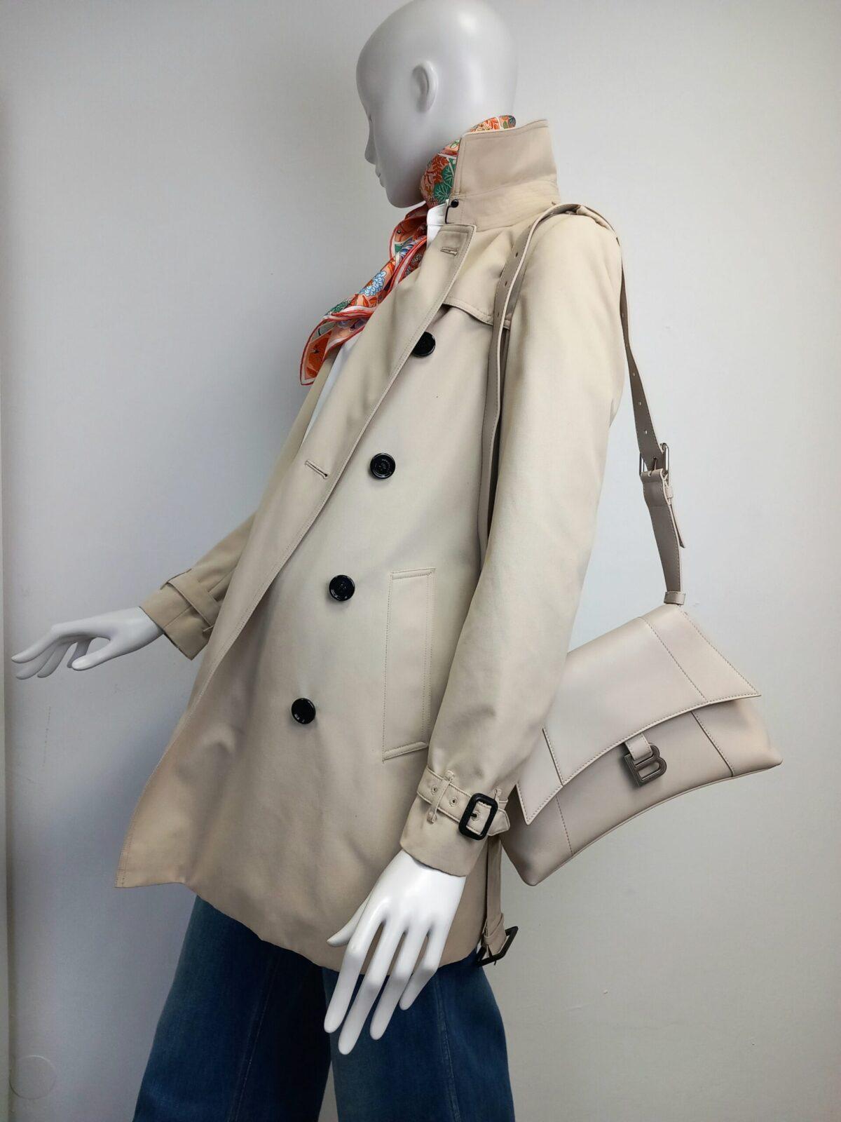 Balenciaga Hourglass bezowa torebka - obrazek 9