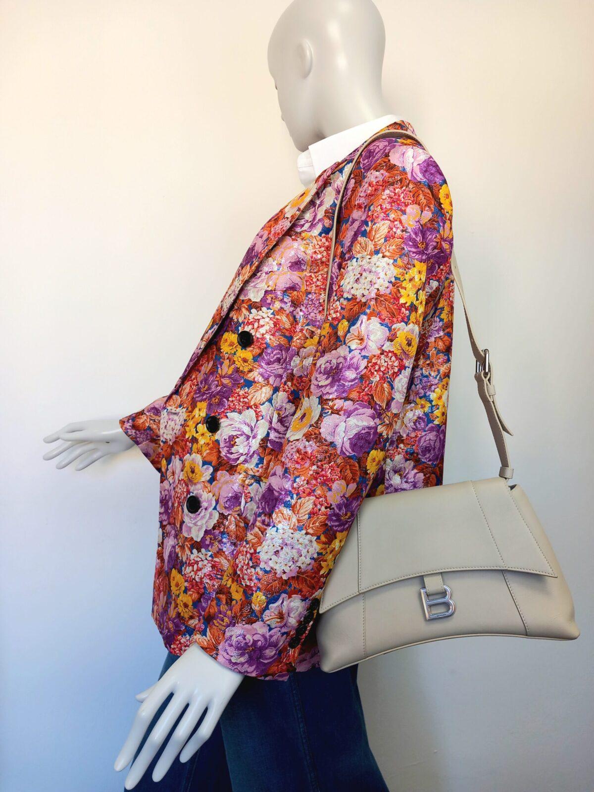 Balenciaga Hourglass bezowa torebka - obrazek 10