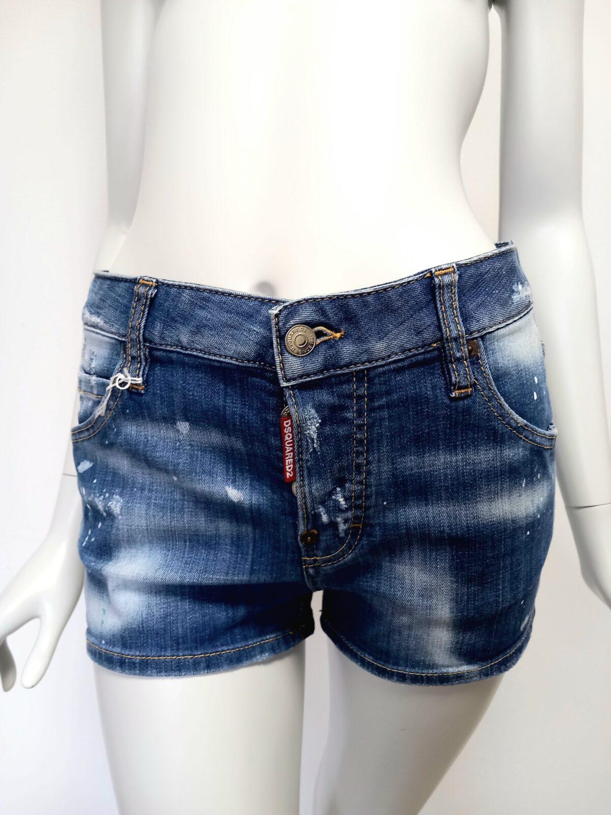 Dsquared jeansowe spodenki 36 - obrazek 2