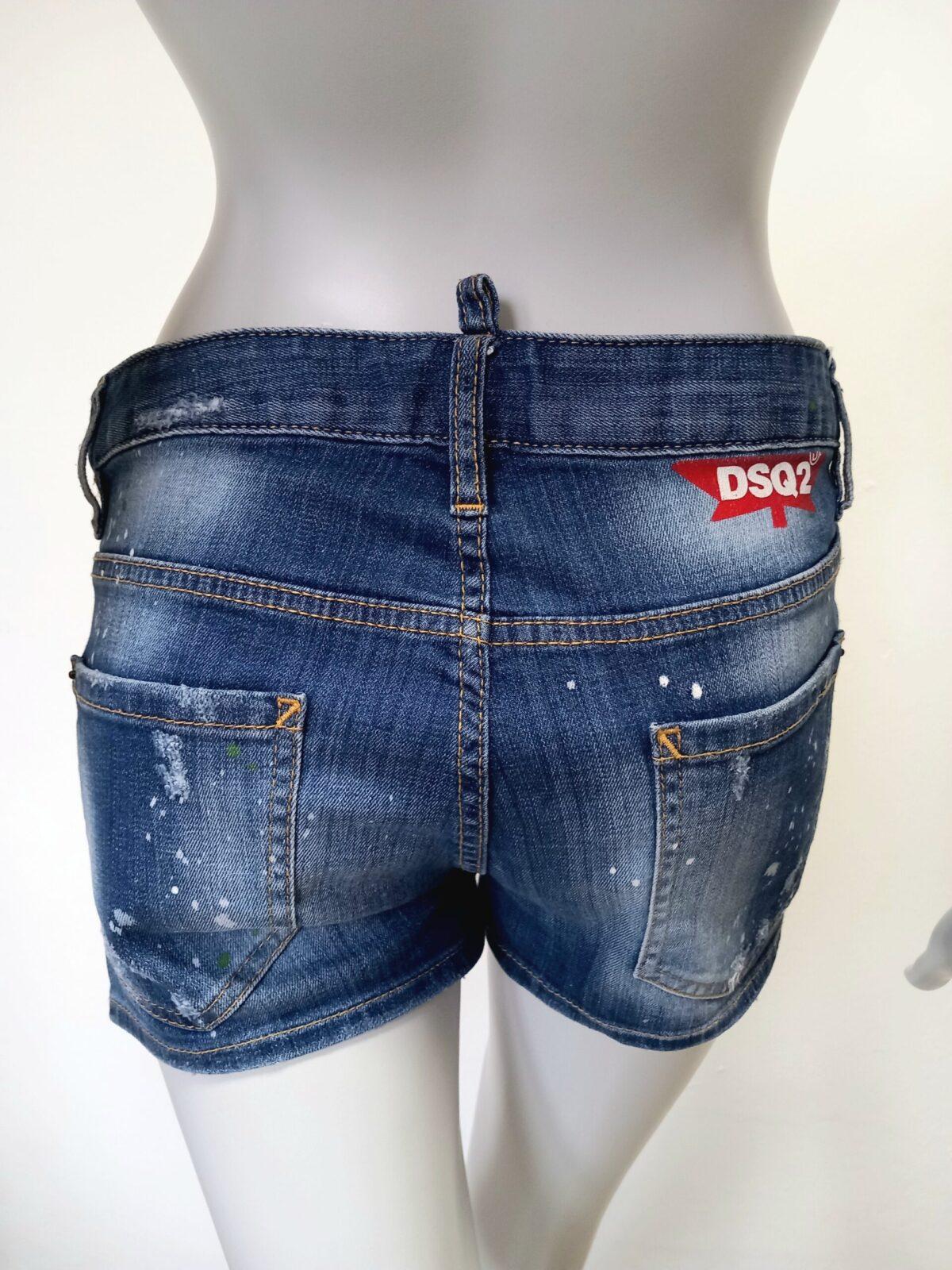 Dsquared jeansowe spodenki 36 - obrazek 4