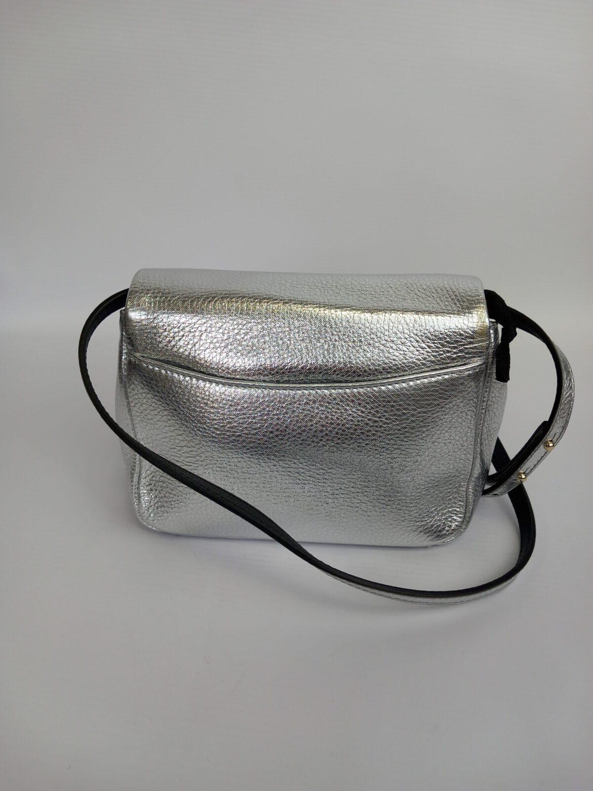 Armani srebrna torebka - obrazek 3