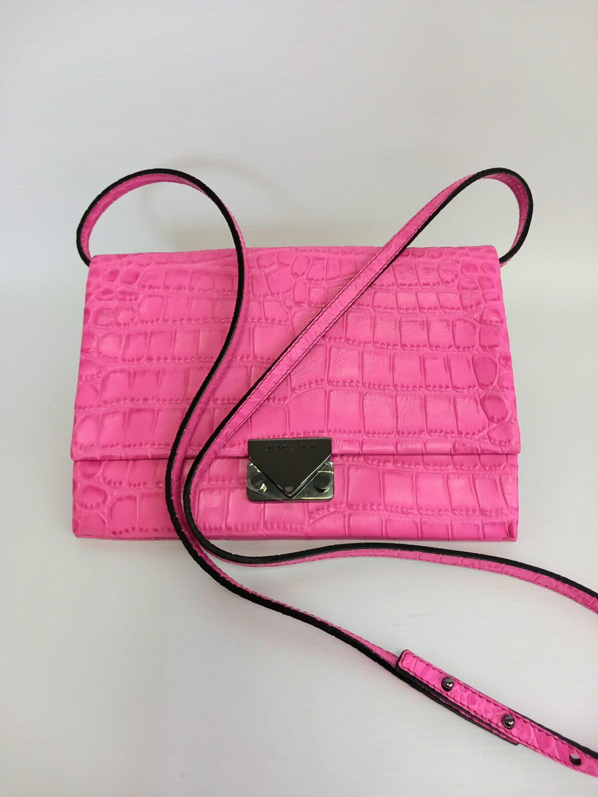 Armani różowa torebka - obrazek 7