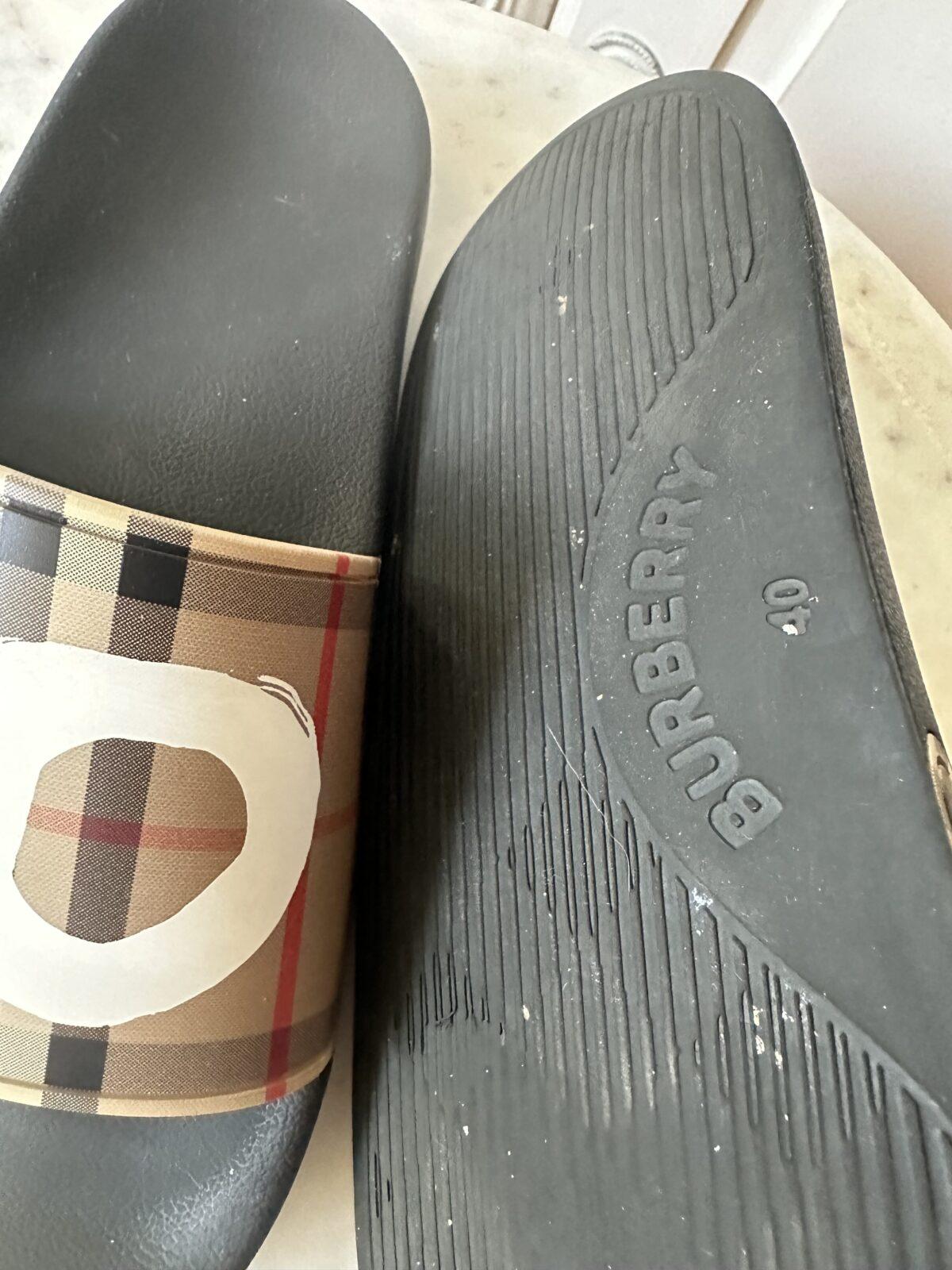 Burberry klapki 39 - obrazek 3