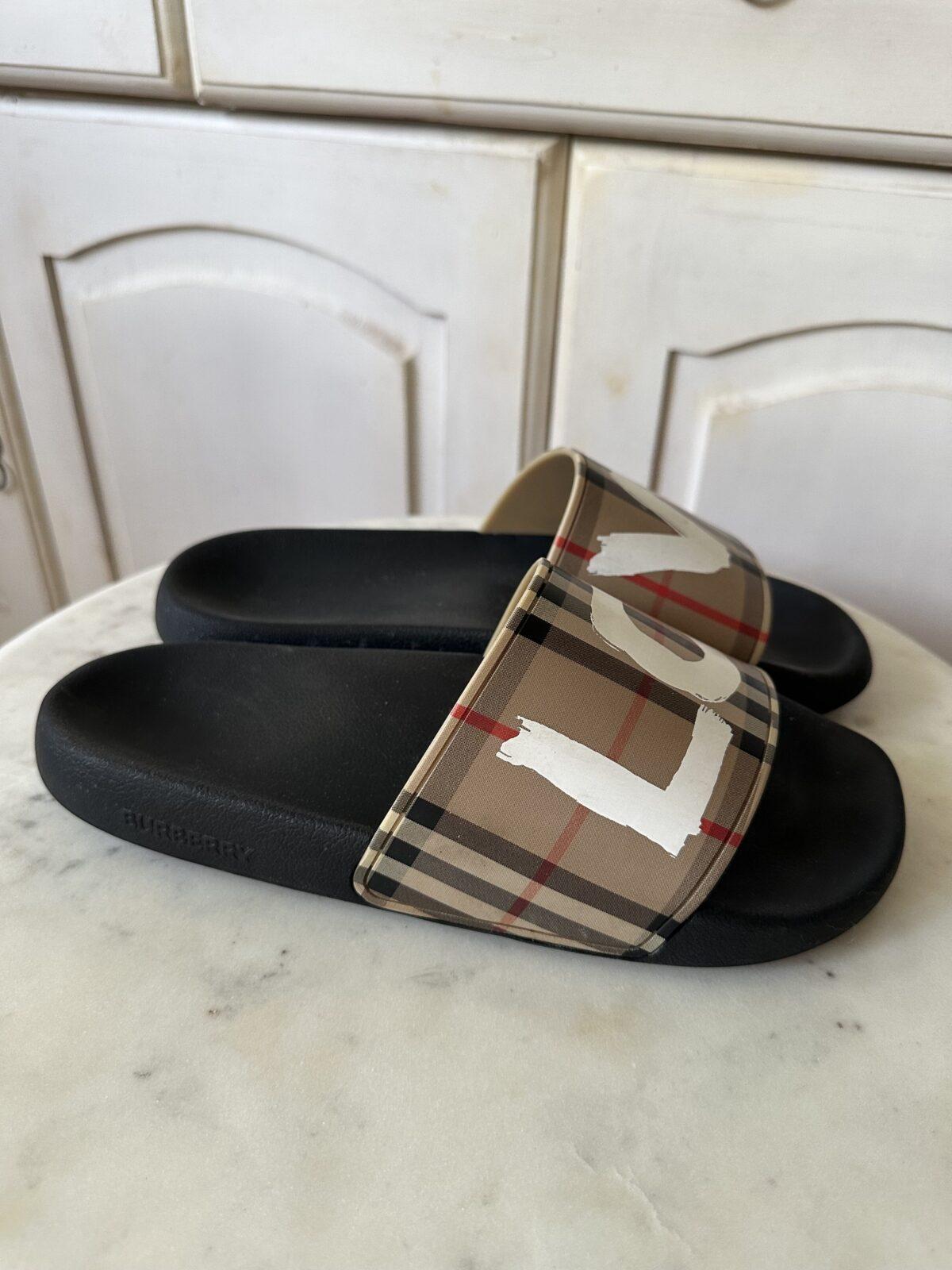 Burberry klapki 39 - obrazek 4