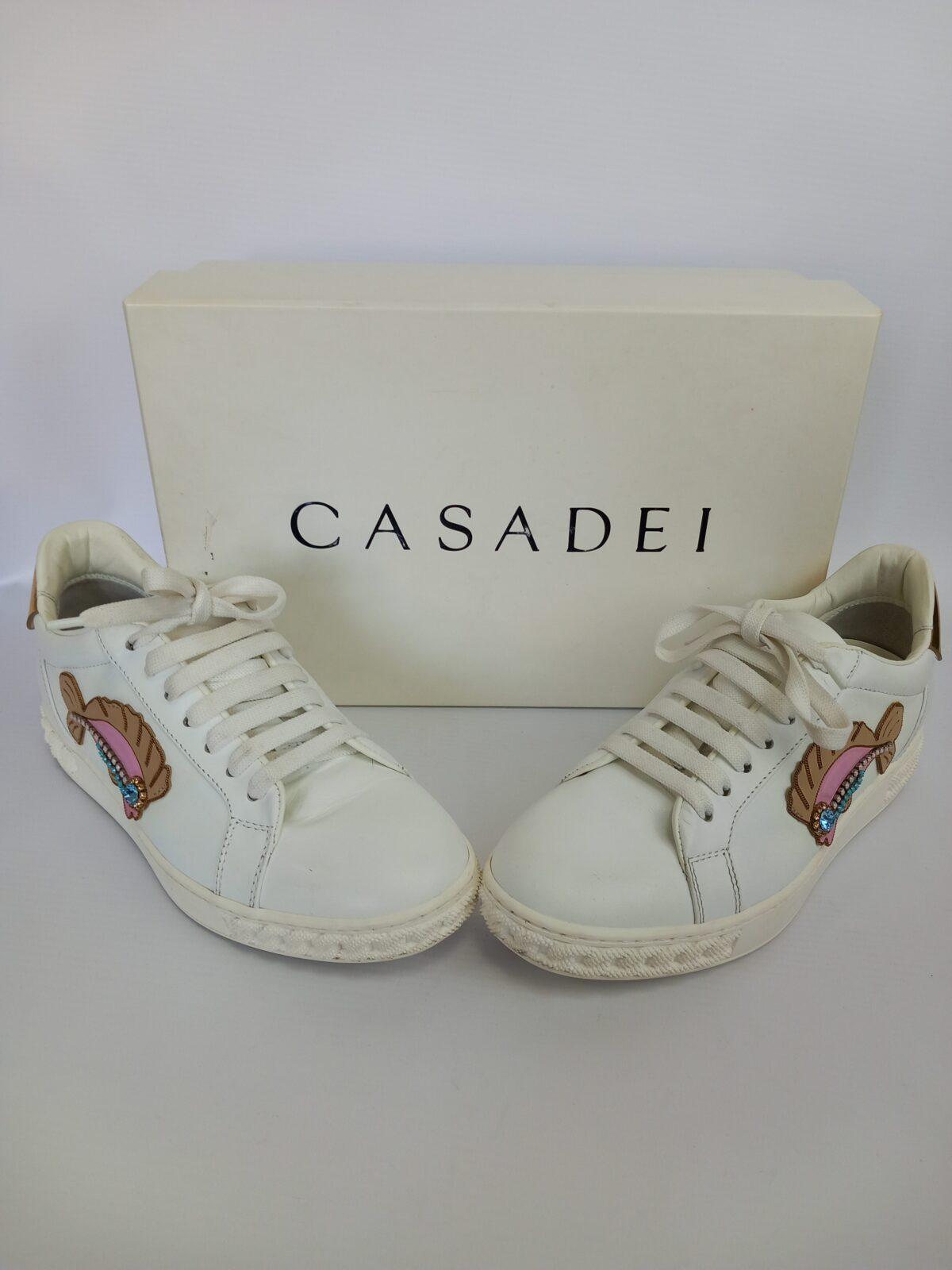 Casadei białe letnie sportowe 36,5