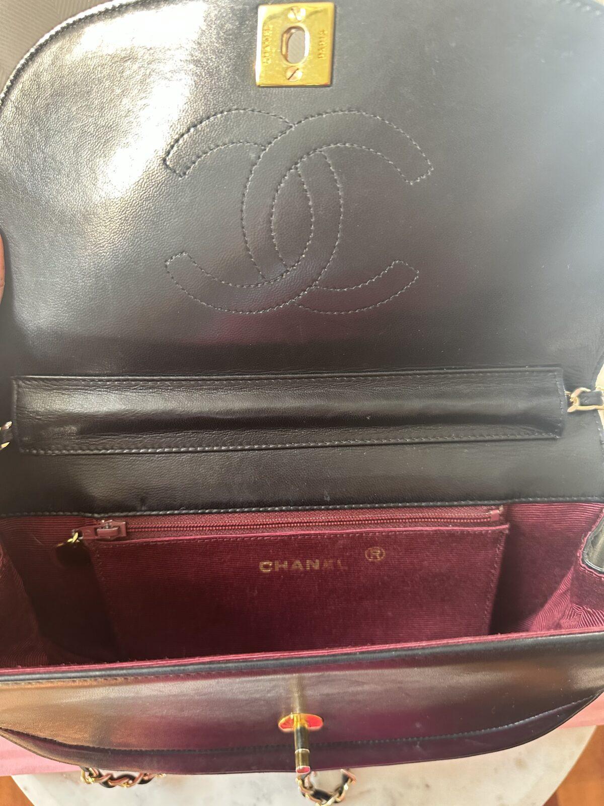 Chanel czarna vintage - obrazek 6