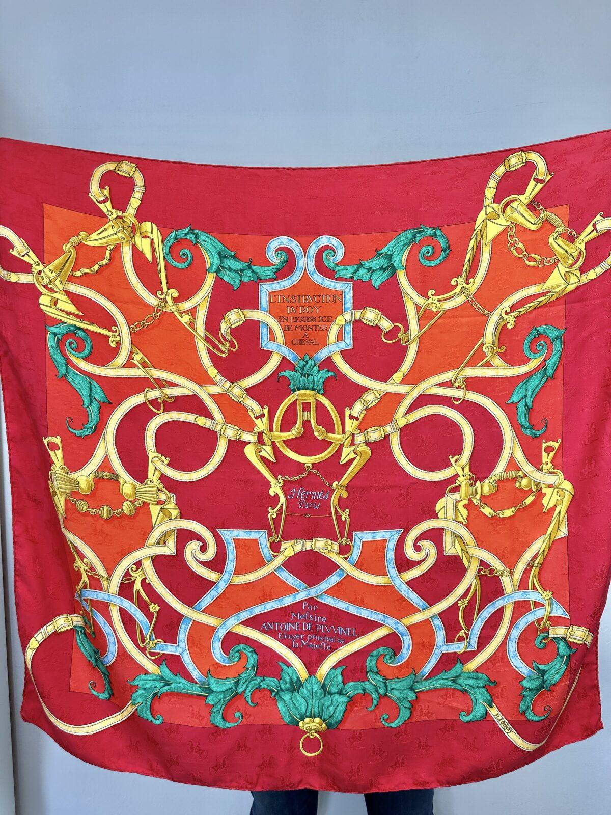 Hermes jedwabna apaszka - obrazek 2