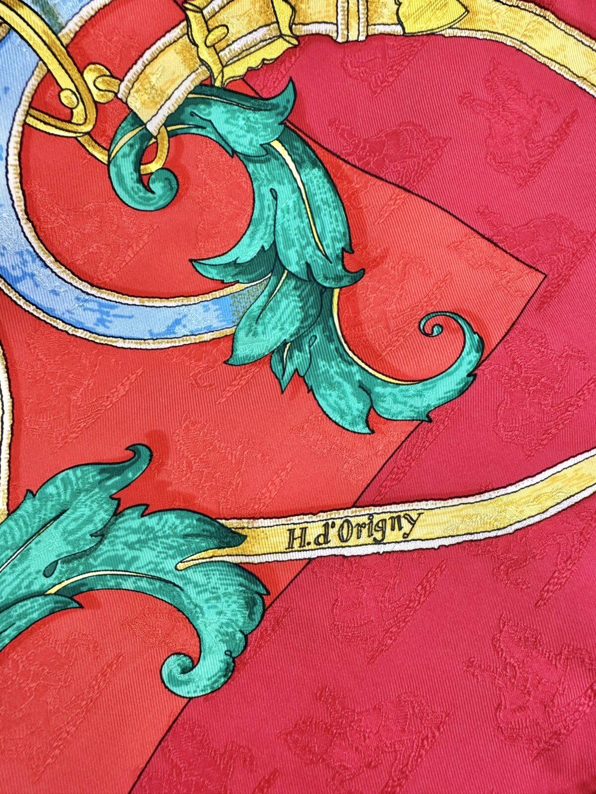 Hermes jedwabna apaszka - obrazek 4