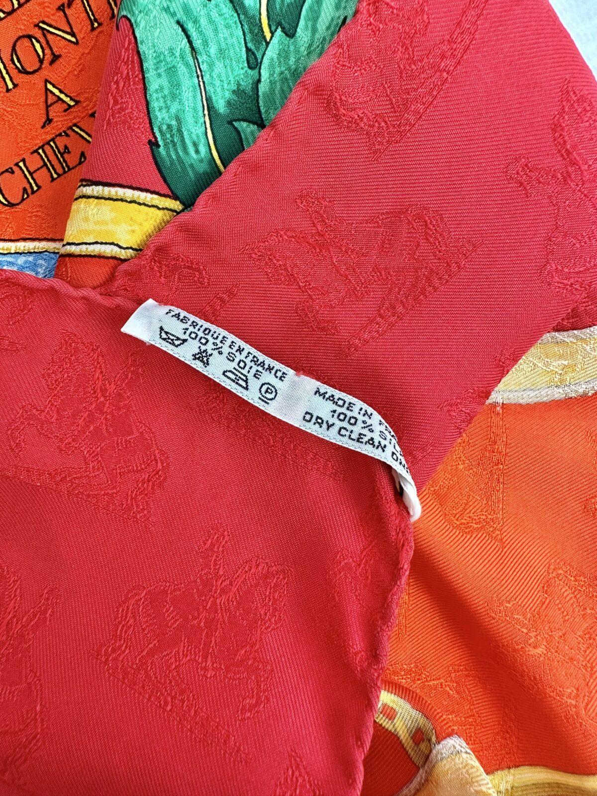 Hermes jedwabna apaszka - obrazek 6