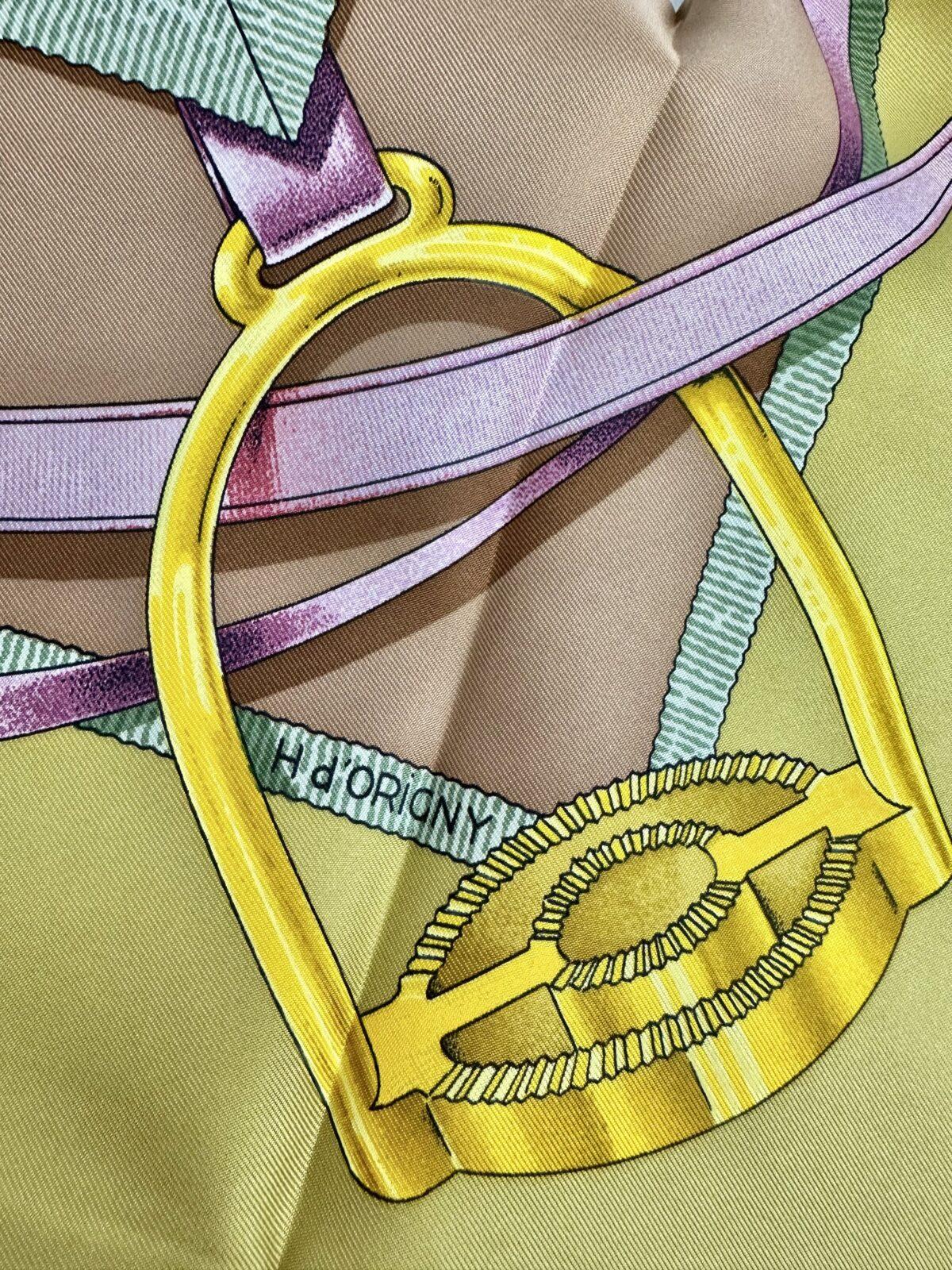 Hermes jedwabna apaszka - obrazek 4