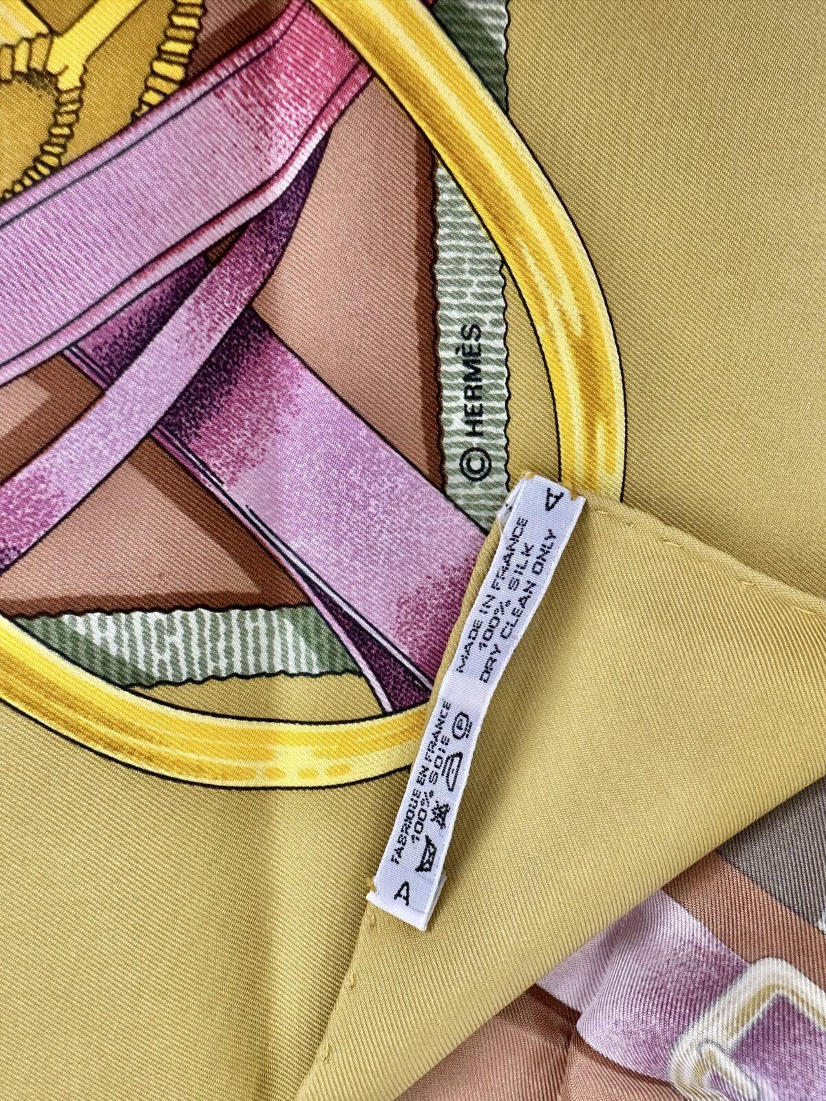 Hermes jedwabna apaszka - obrazek 5