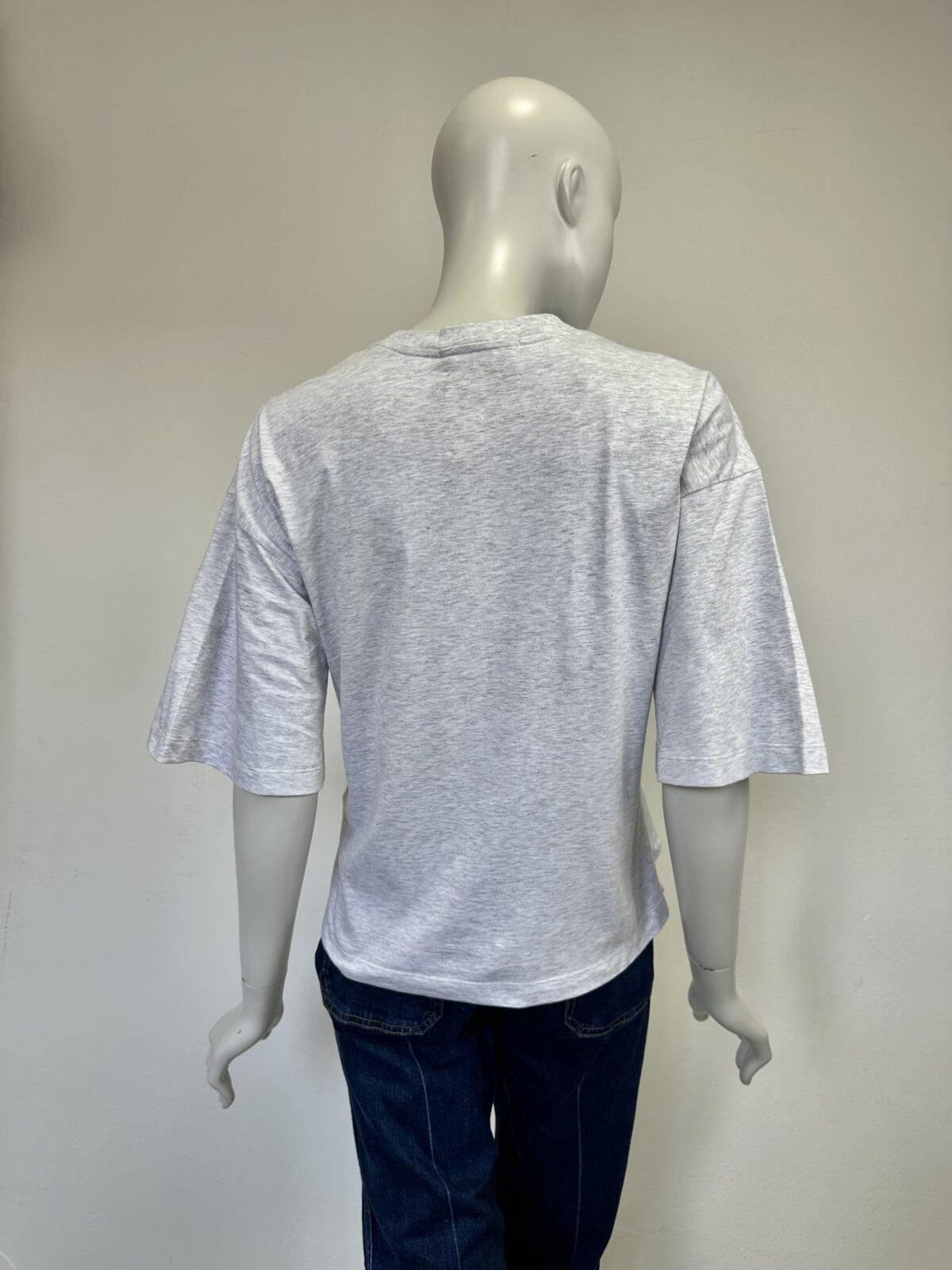 MSGM szara koszulka 36 - obrazek 2