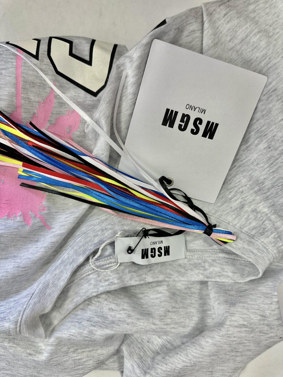 MSGM szara koszulka 36 - obrazek 5