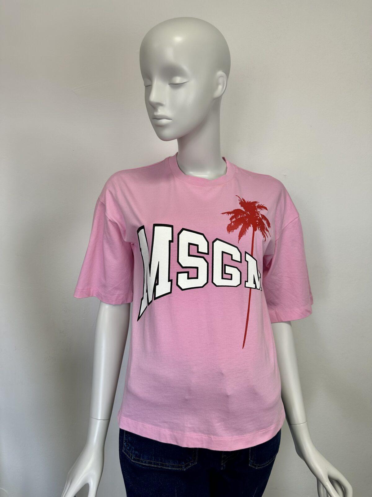 MSGM różowa koszulka 34 - obrazek 2