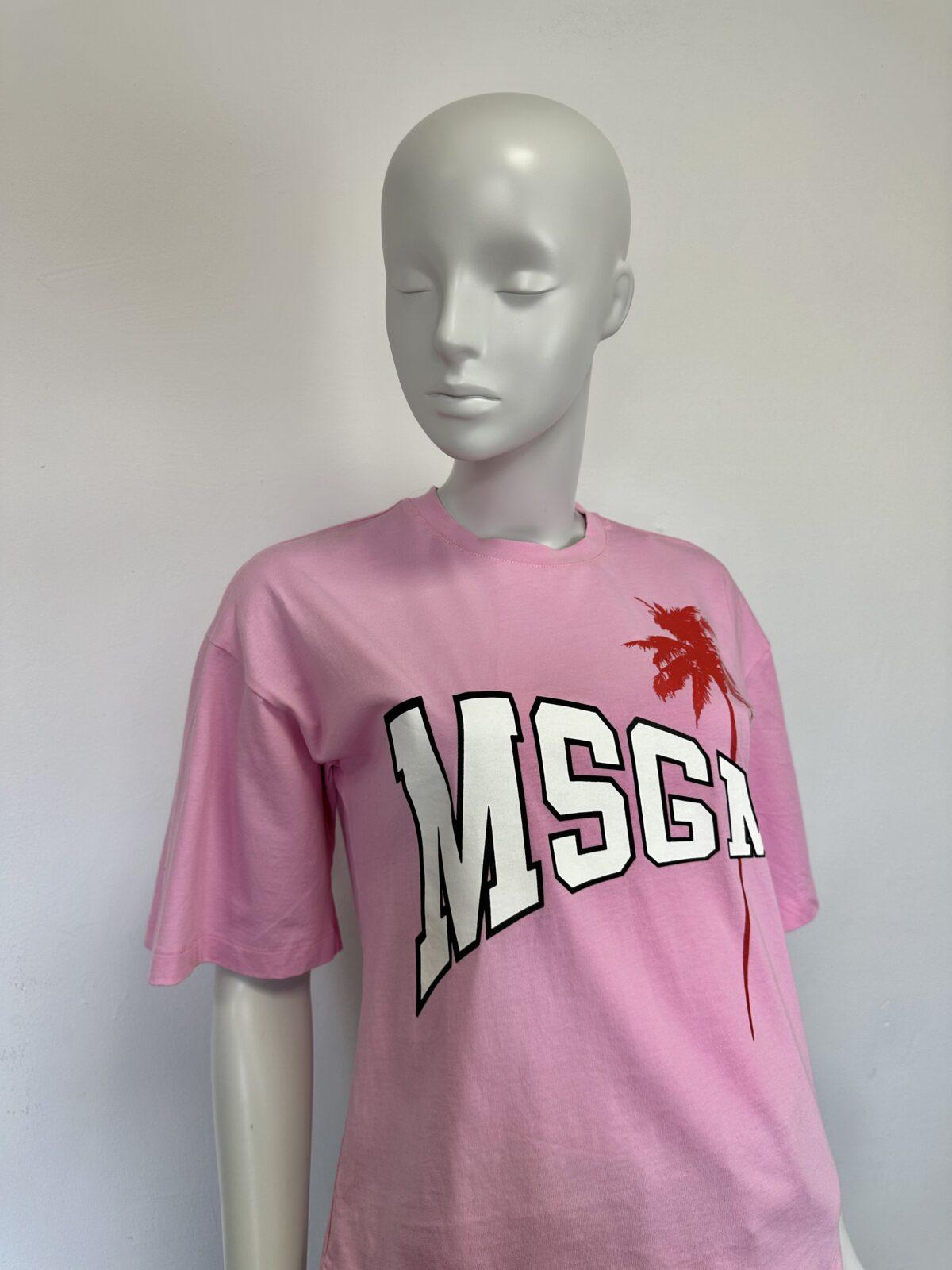 MSGM różowa koszulka 34 - obrazek 3