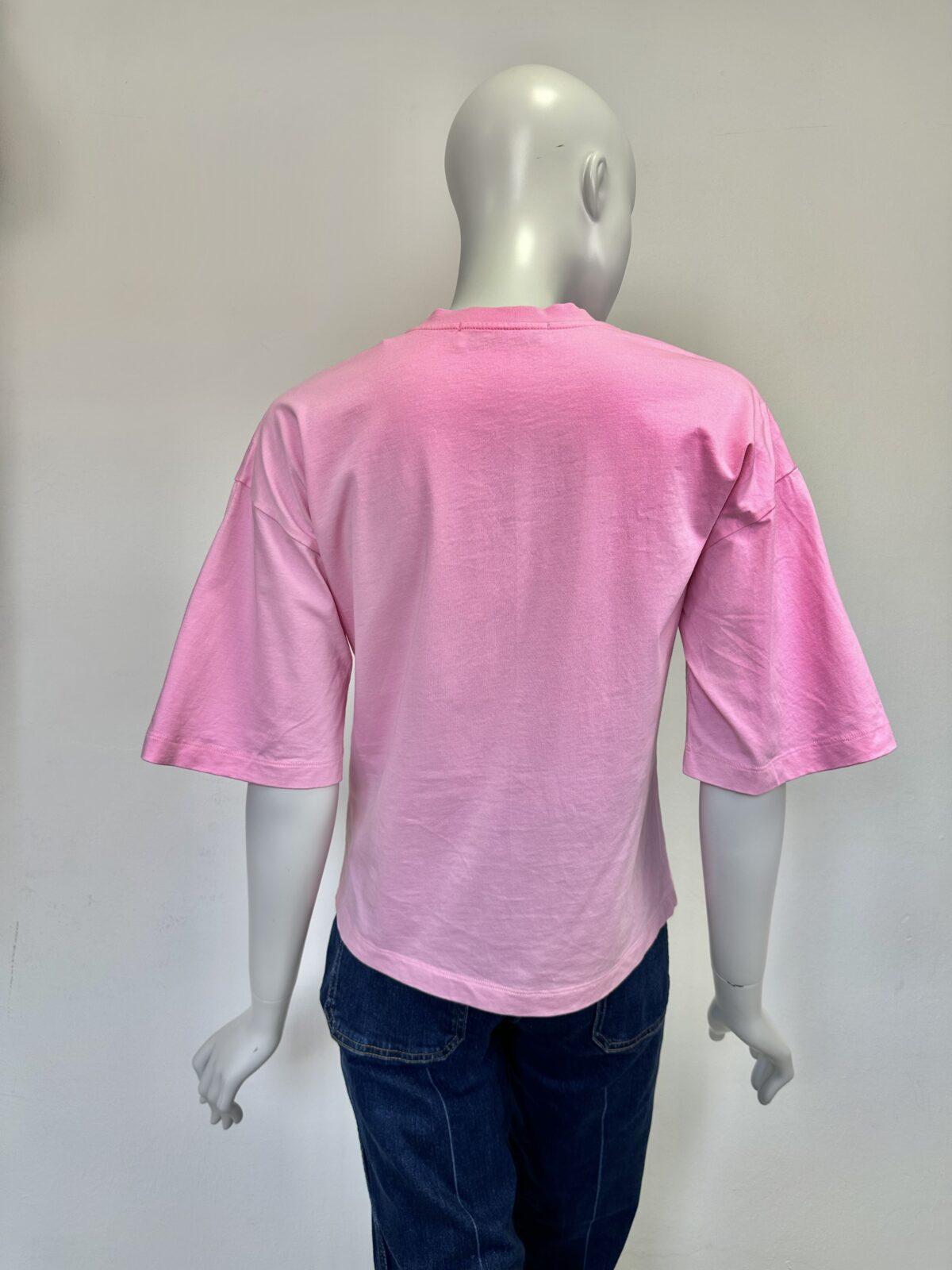 MSGM różowa koszulka 34 - obrazek 4