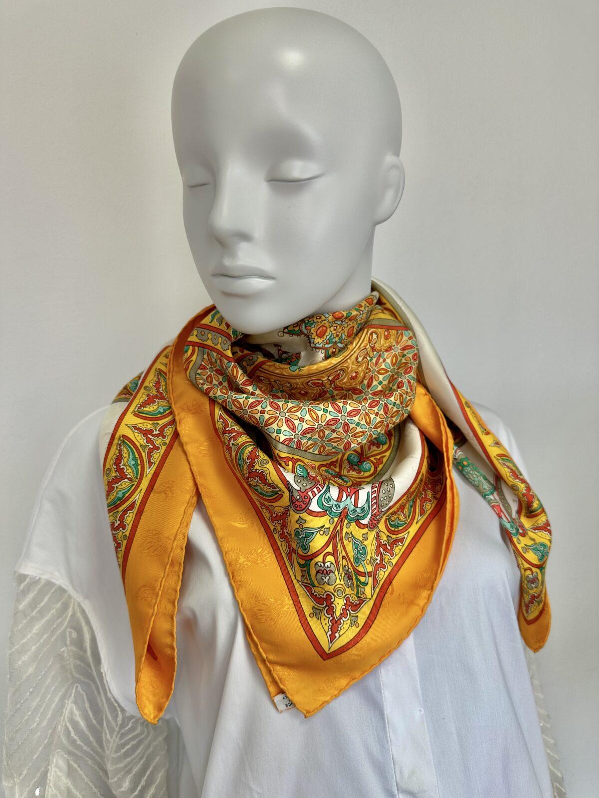 Hermes jedwabna apaszka - obrazek 6