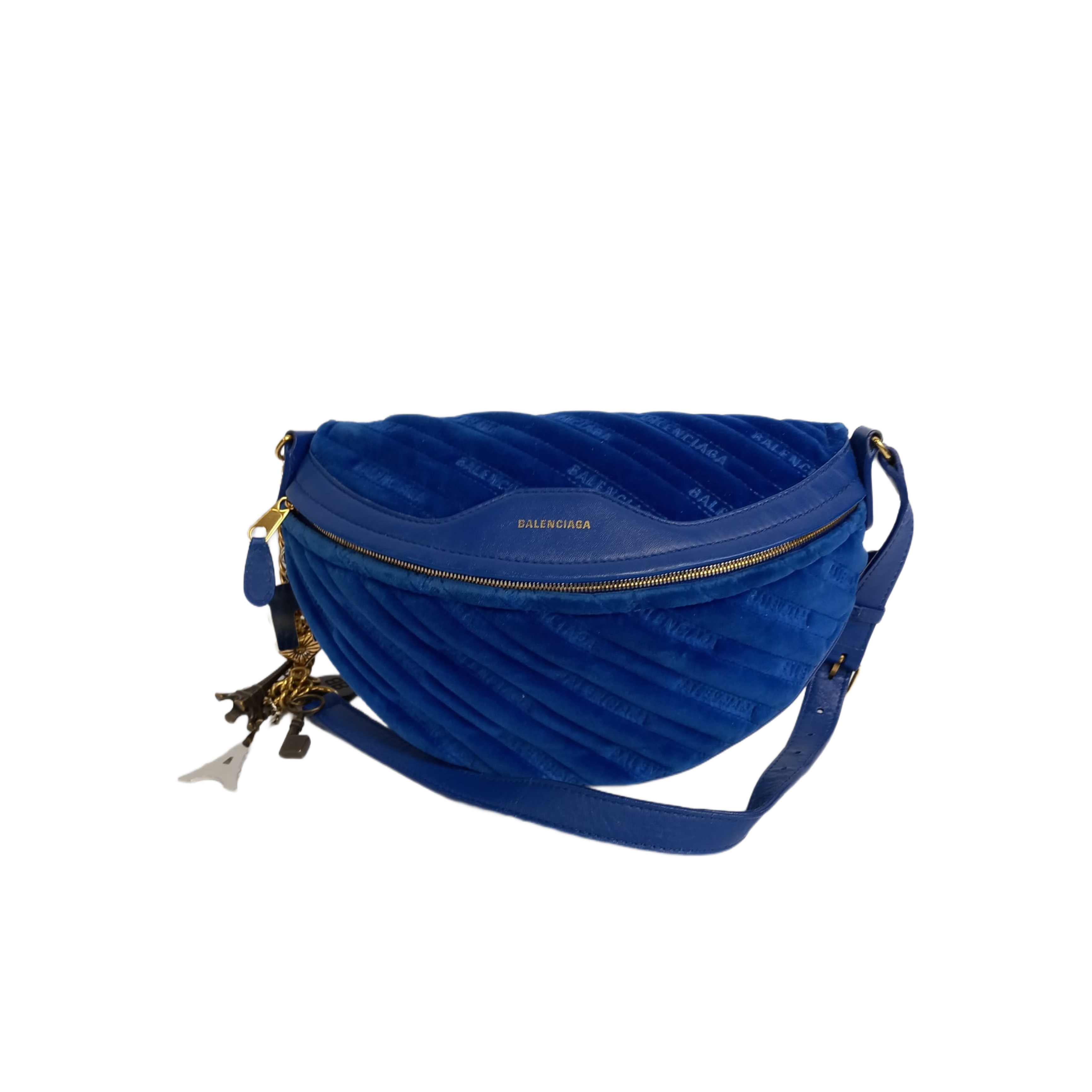 Balenciaga welurowa nerka