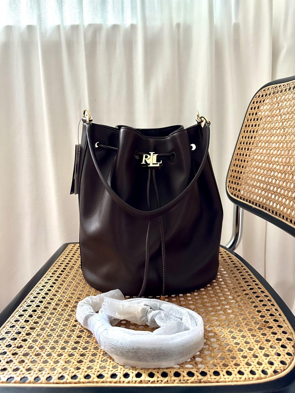 Ralph lauren bordowa torebka