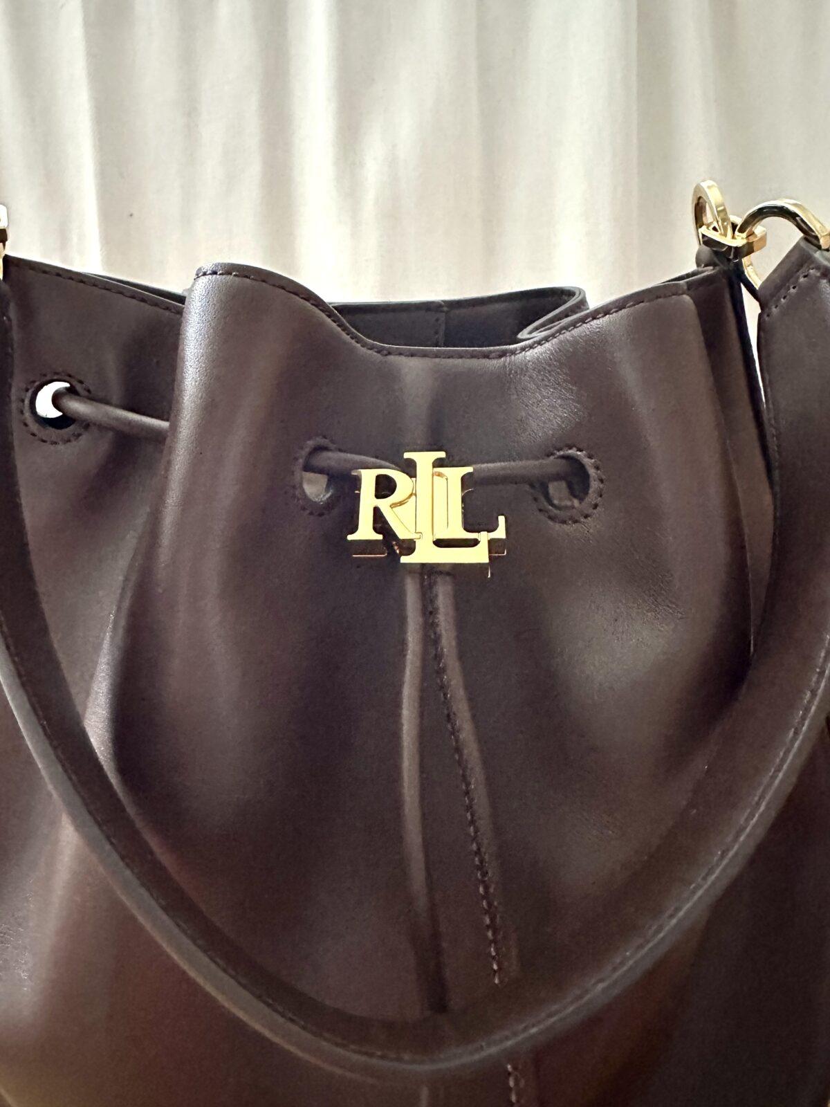 Ralph lauren bordowa torebka - obrazek 4