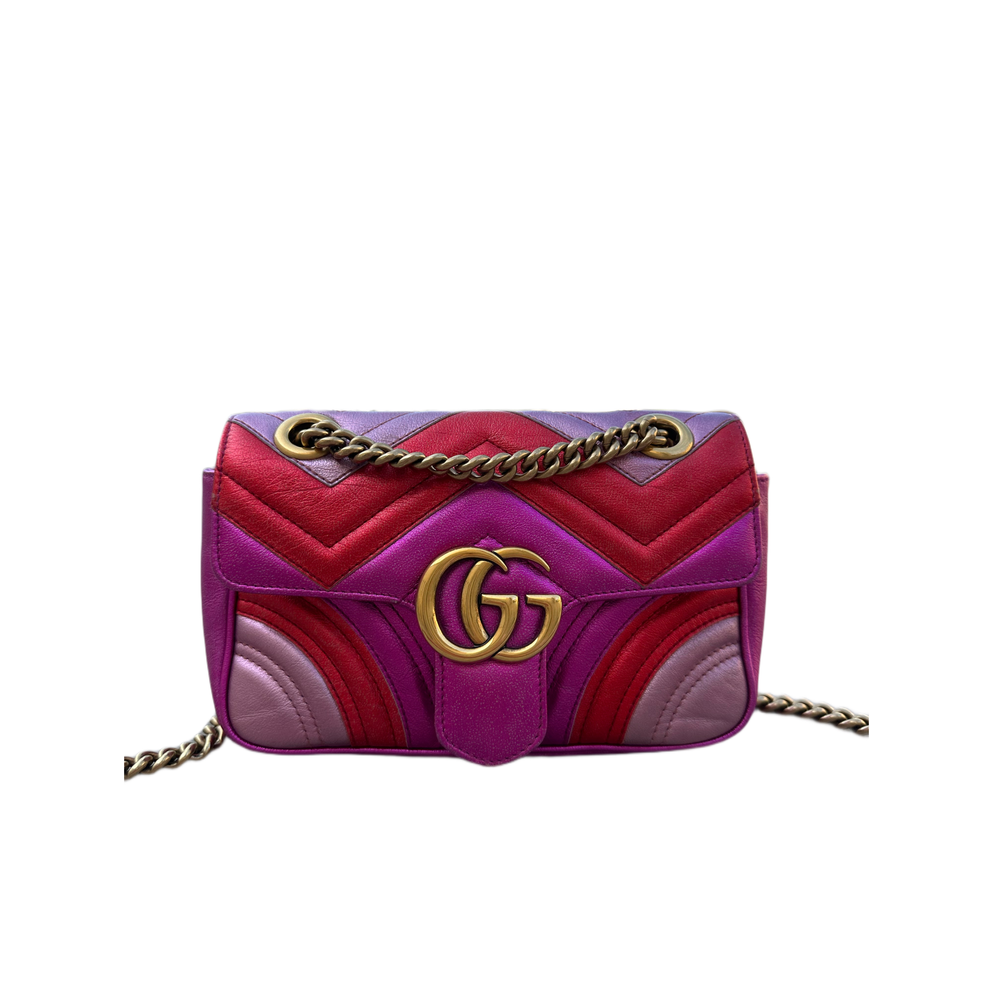 Gucci Marmont teczowa torebka