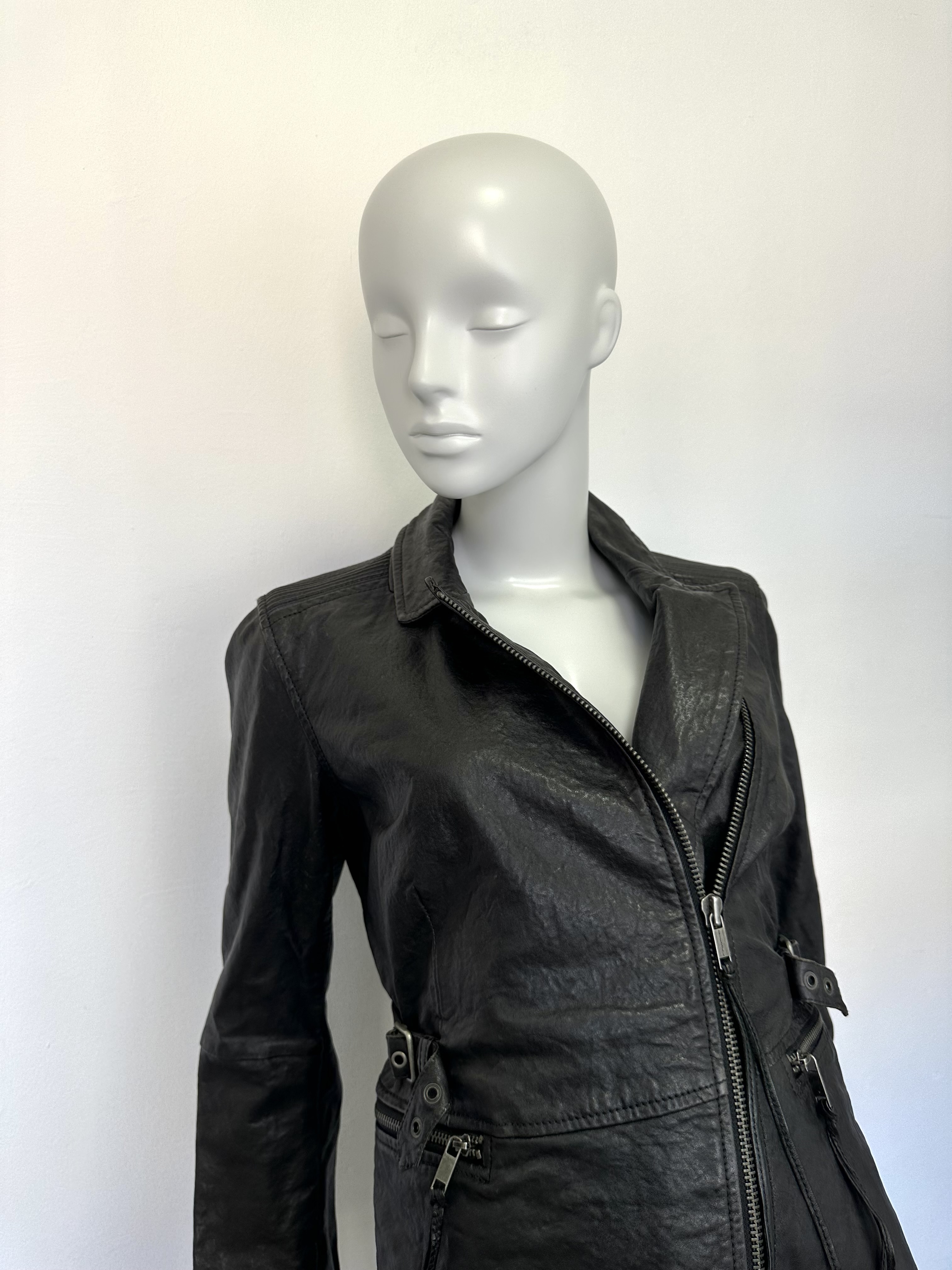 Diesel skórzana kurtka 36 - obrazek 2