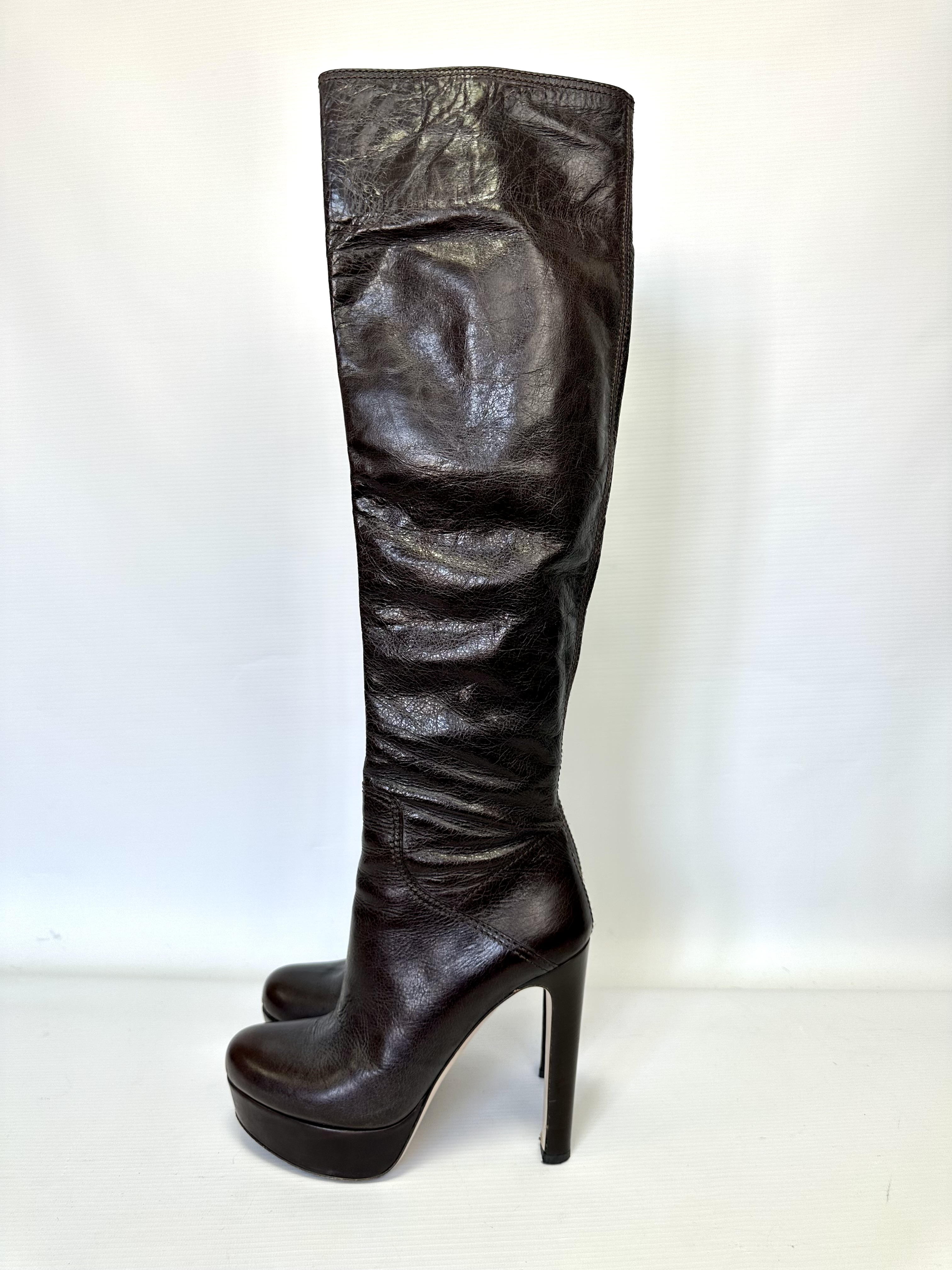 Miu Miu kozaki 37,5 - obrazek 4