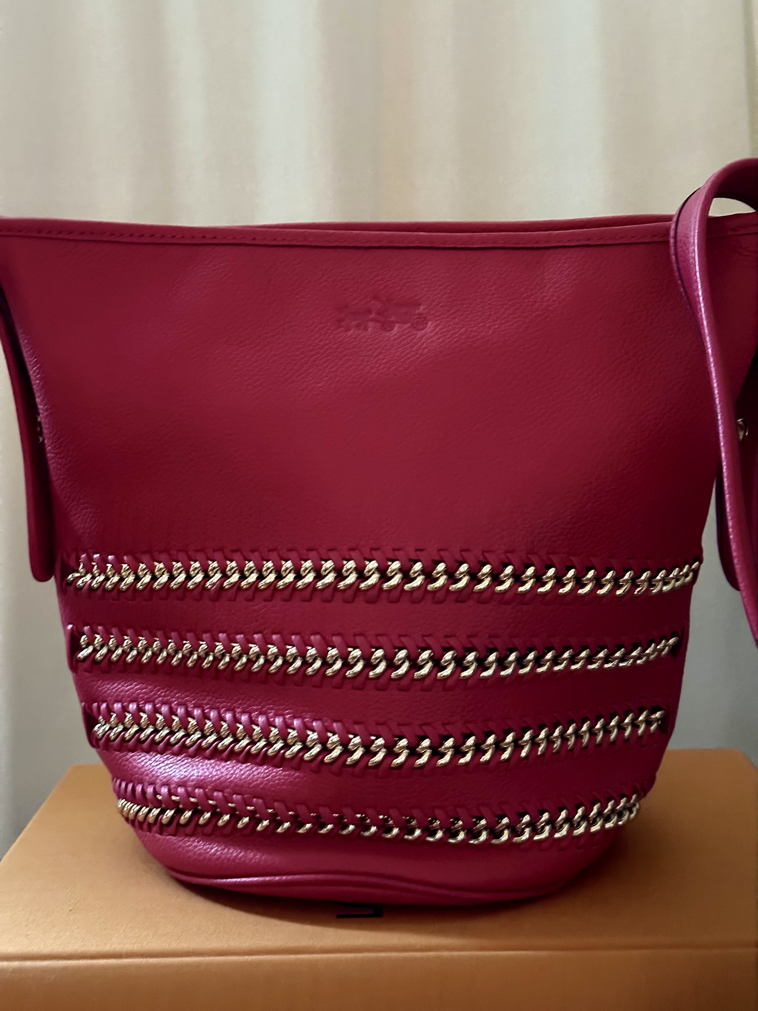 Coach malinowa torebka - obrazek 2