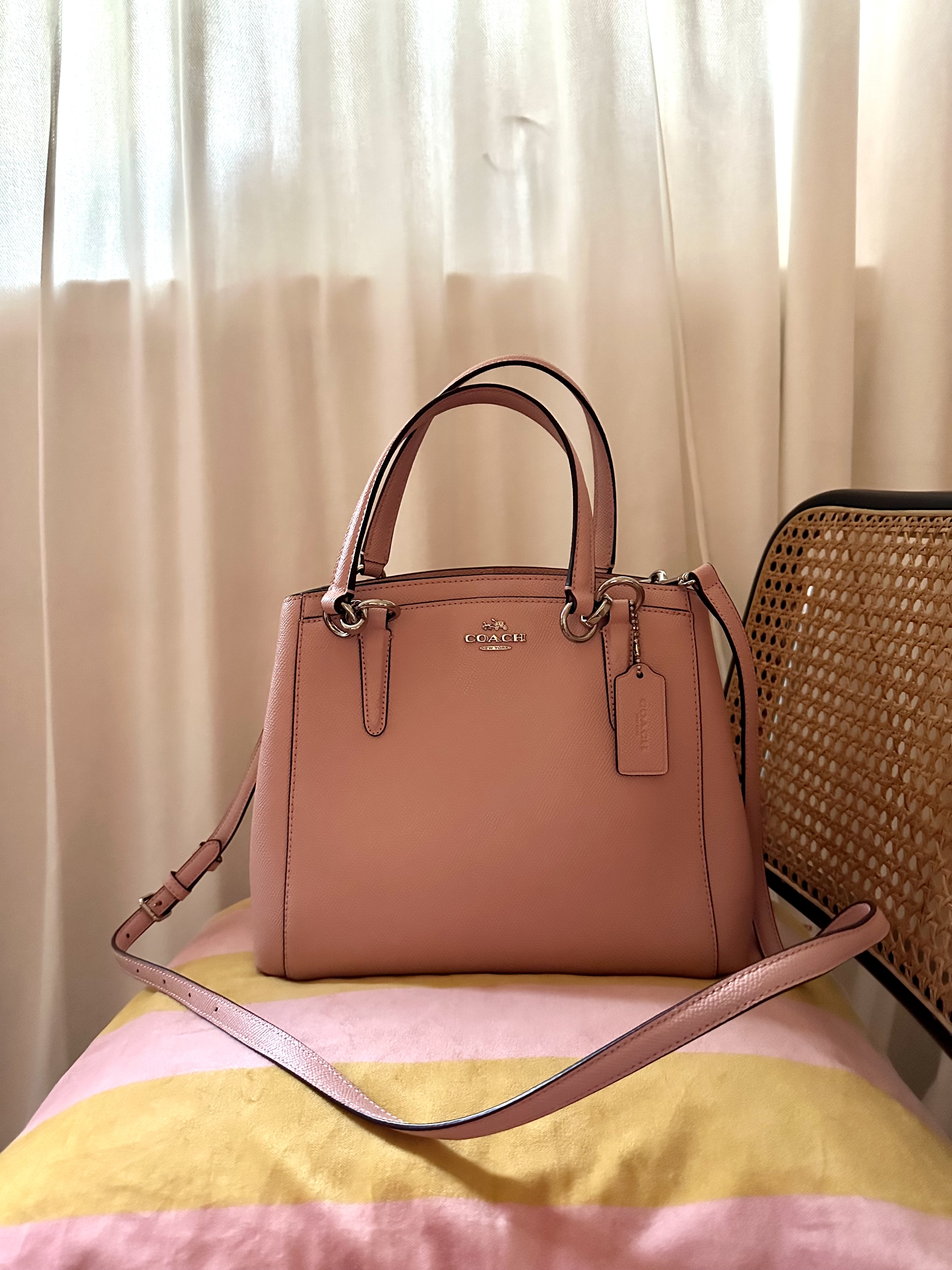 Coach różowa torebka