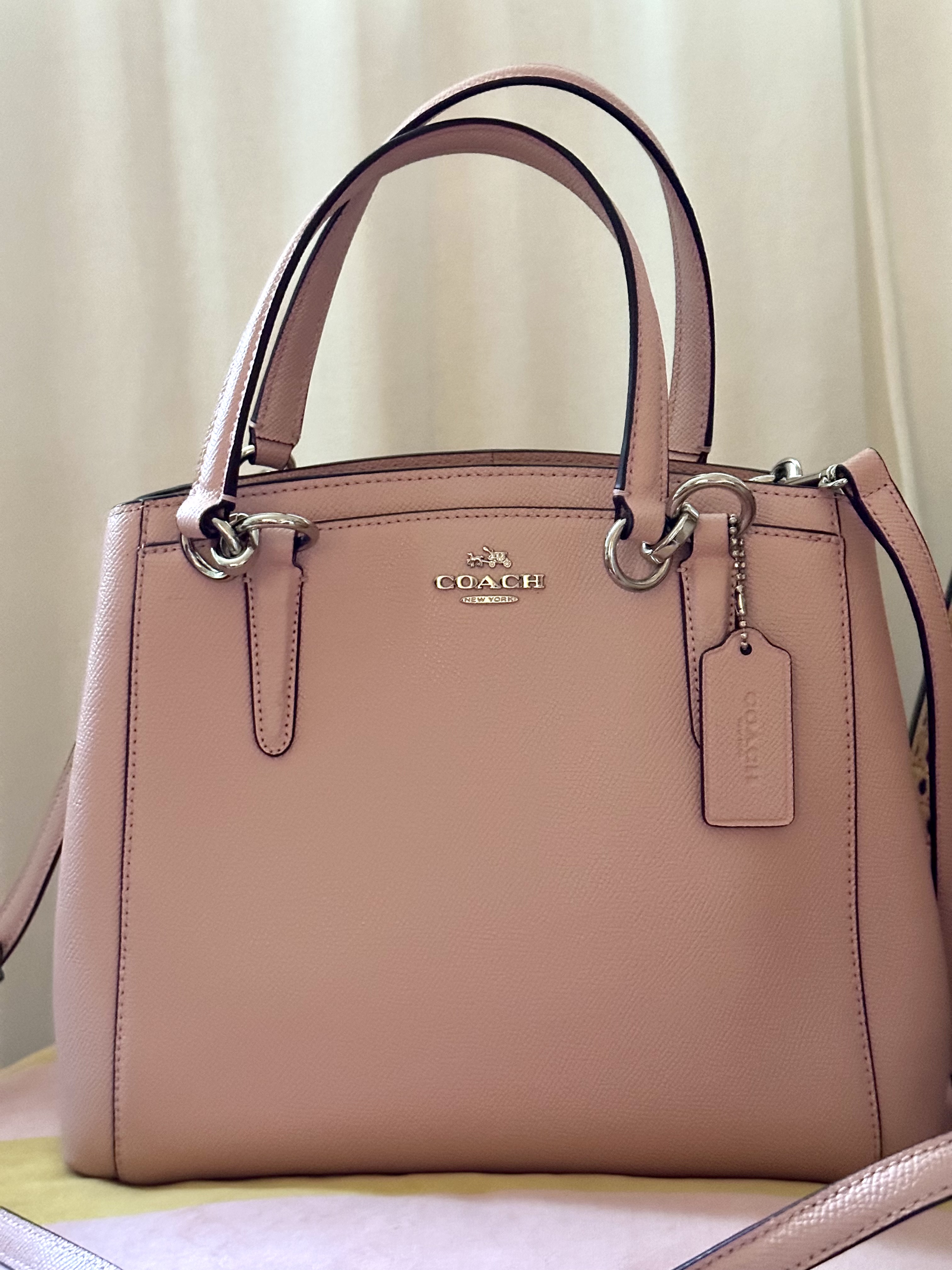 Coach różowa torebka - obrazek 4