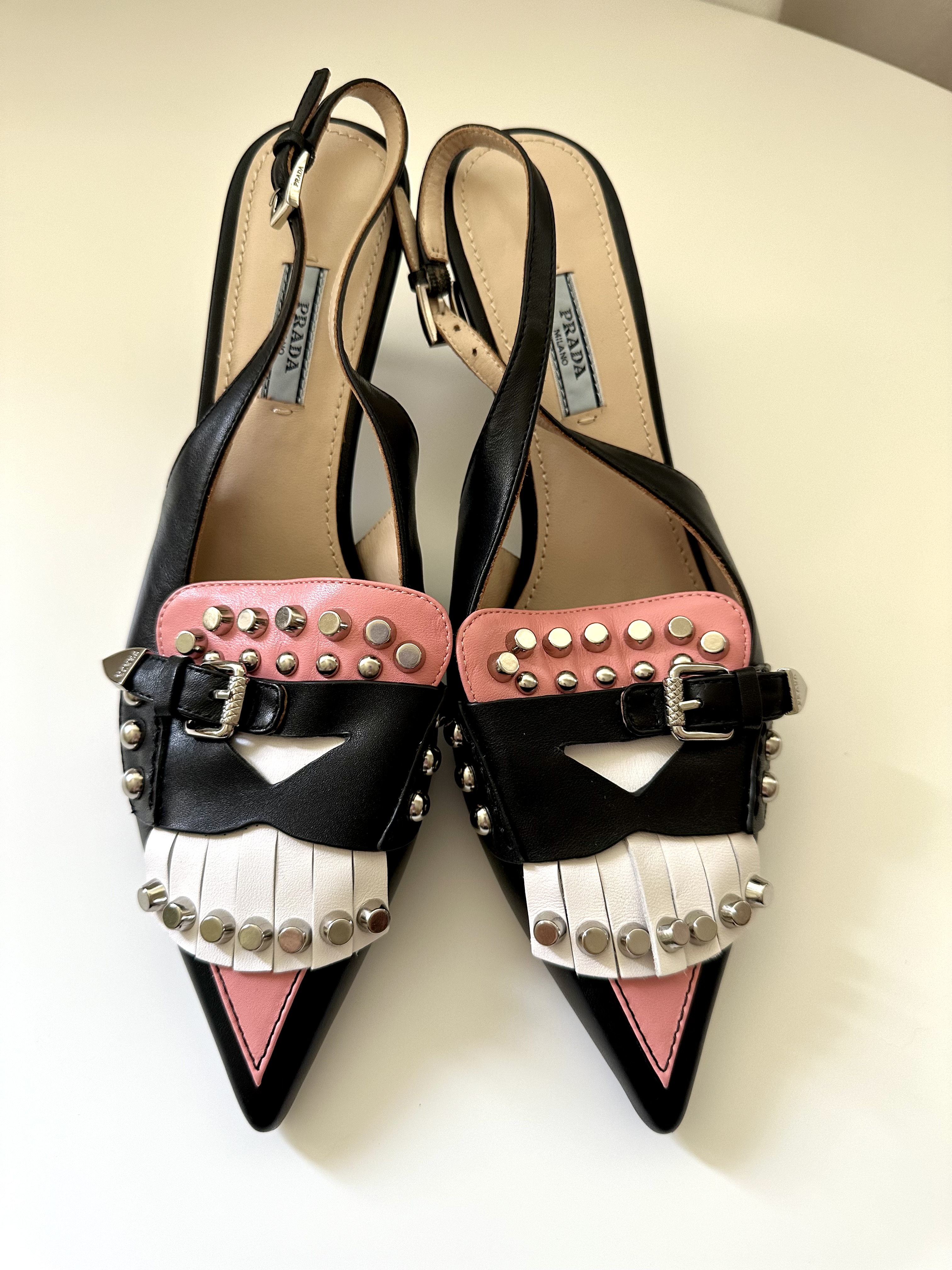 Prada czółenka 38 - obrazek 4