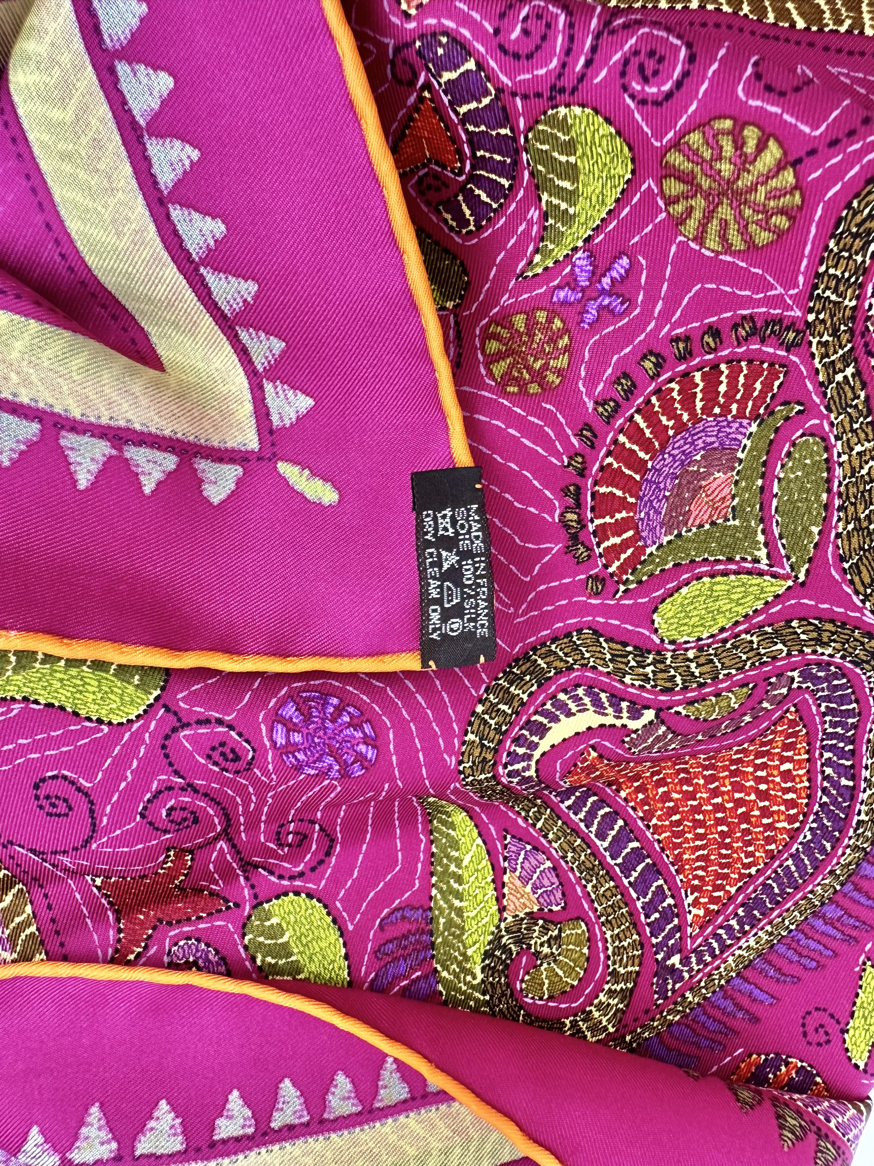 Hermes jedwabna apaszka - obrazek 5