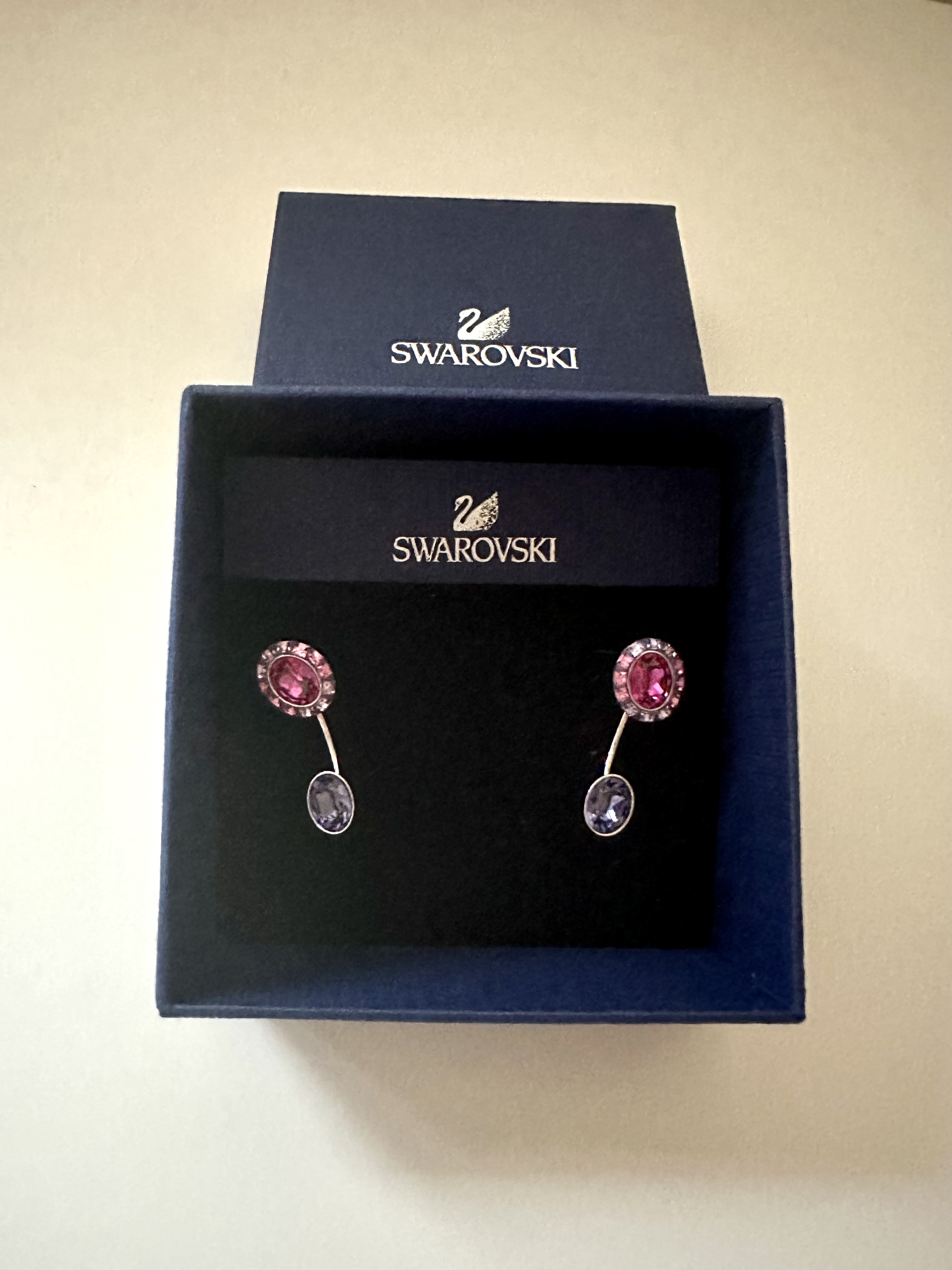 Swarovski srebrne kolczyki - obrazek 3