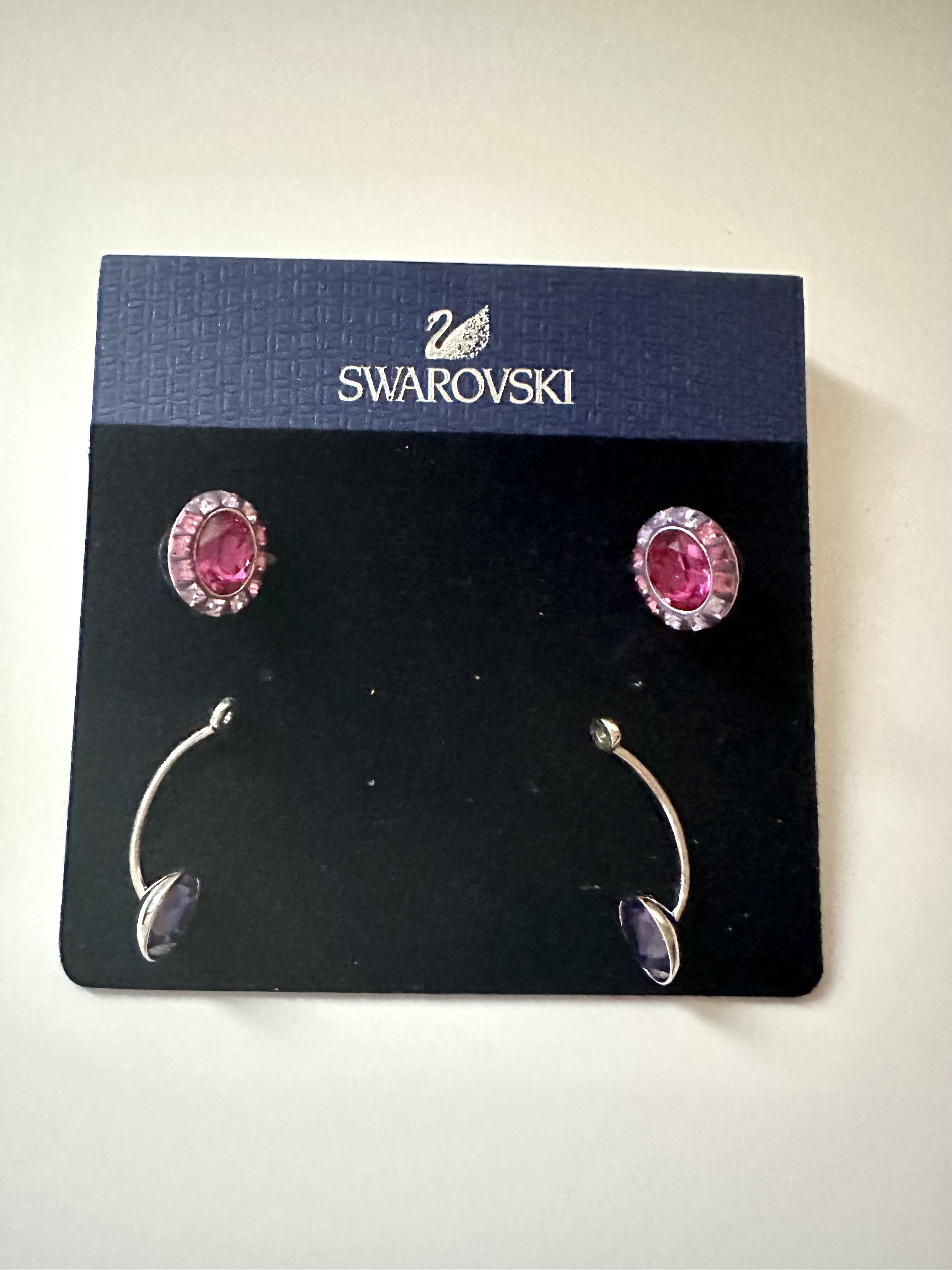 Swarovski srebrne kolczyki - obrazek 2