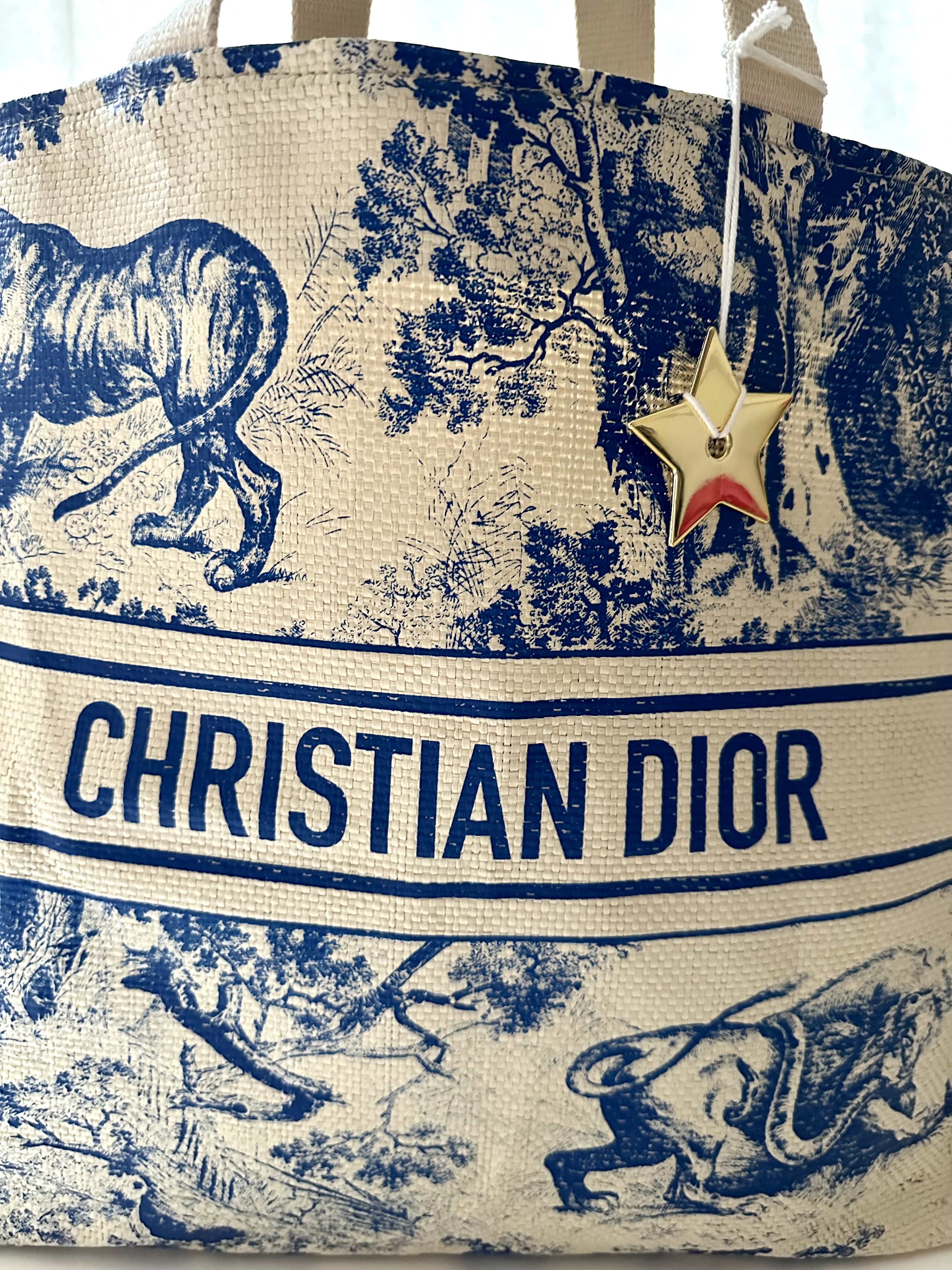 Dior dioriviera plażowa torebka - obrazek 5