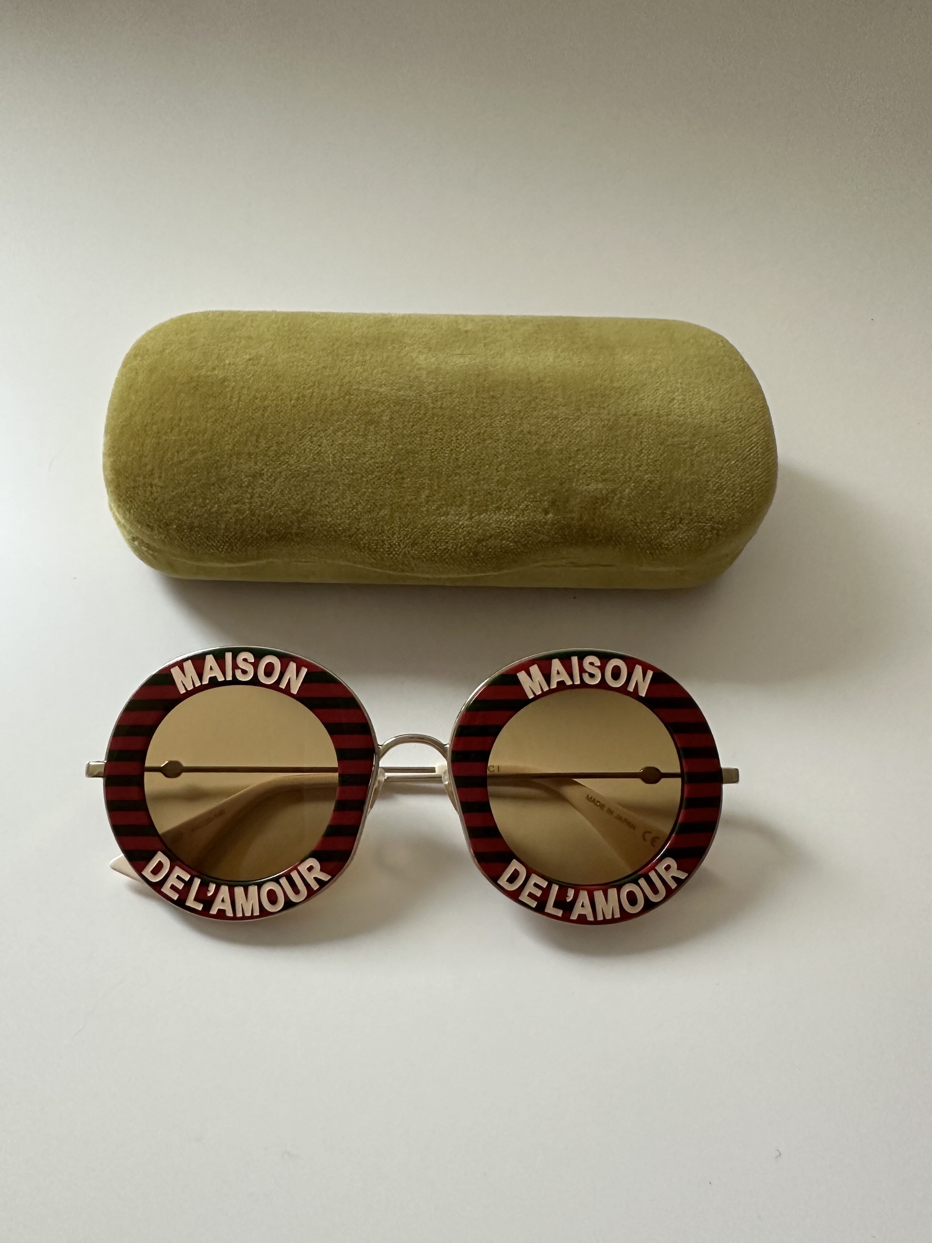 Gucci maison de l'amour okulary przeciwsłoneczne - obrazek 5