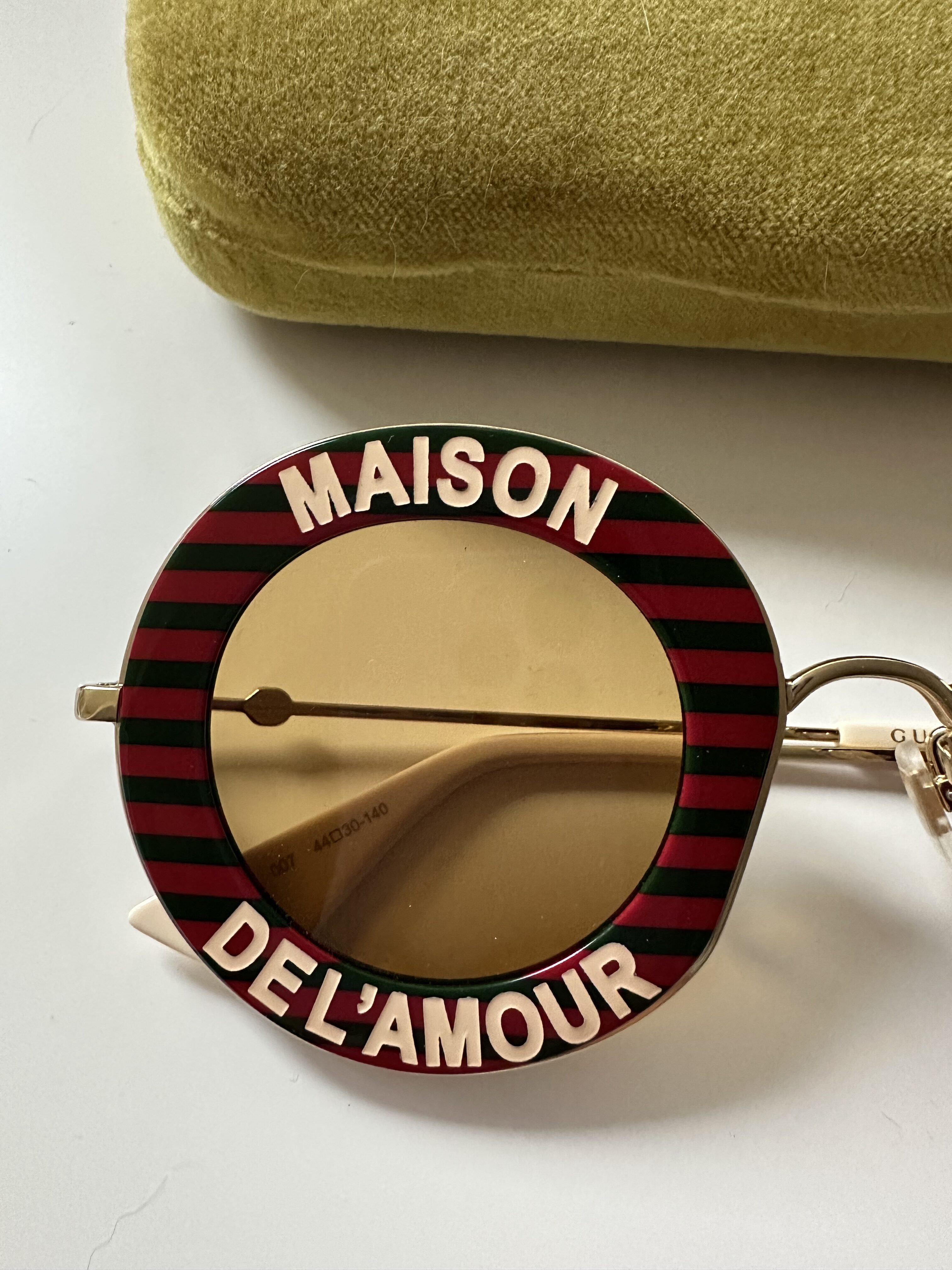 Gucci maison de l'amour okulary przeciwsłoneczne - obrazek 4