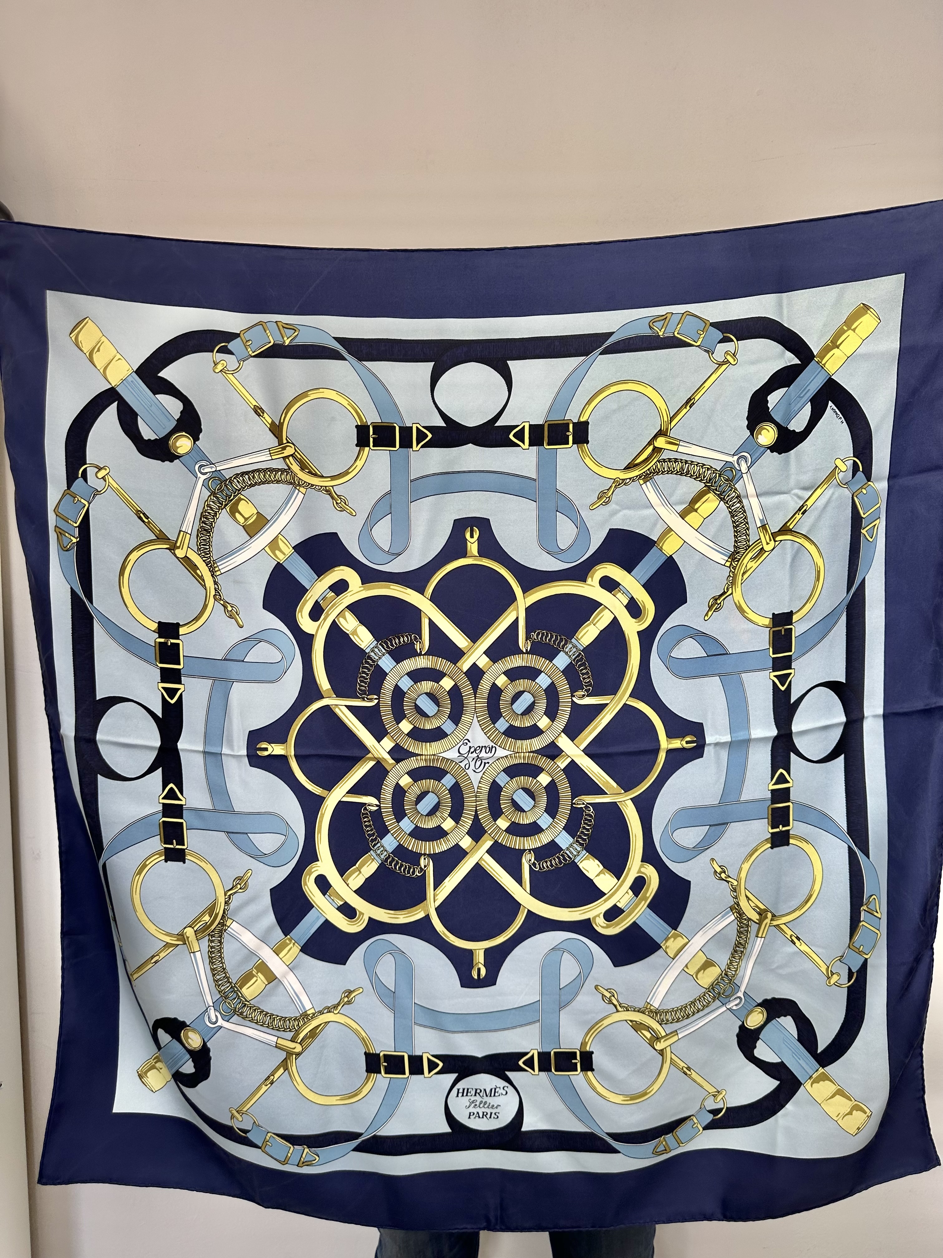 Hermes apaszka chusta vintage - obrazek 6