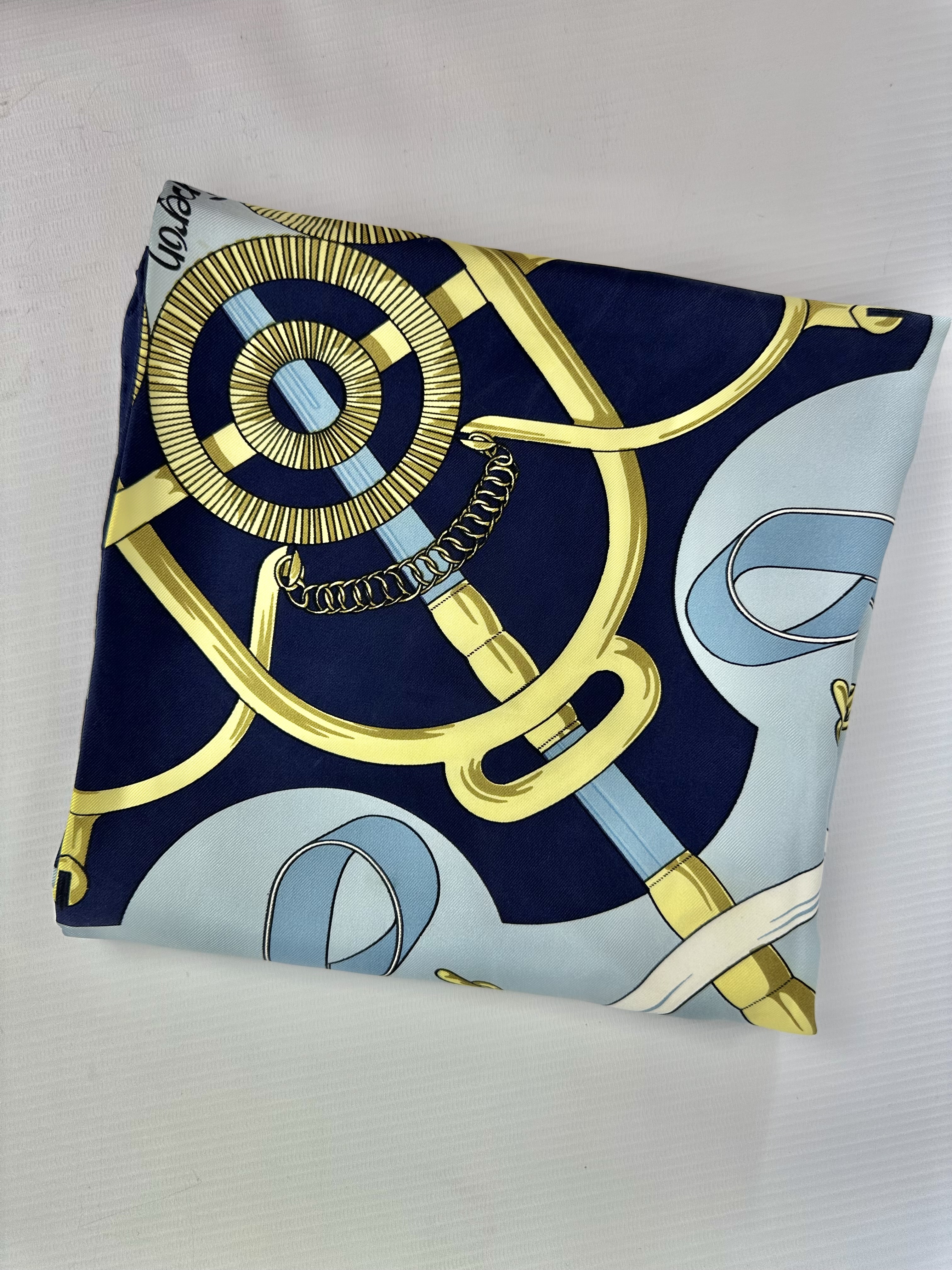 Hermes apaszka chusta vintage - obrazek 2