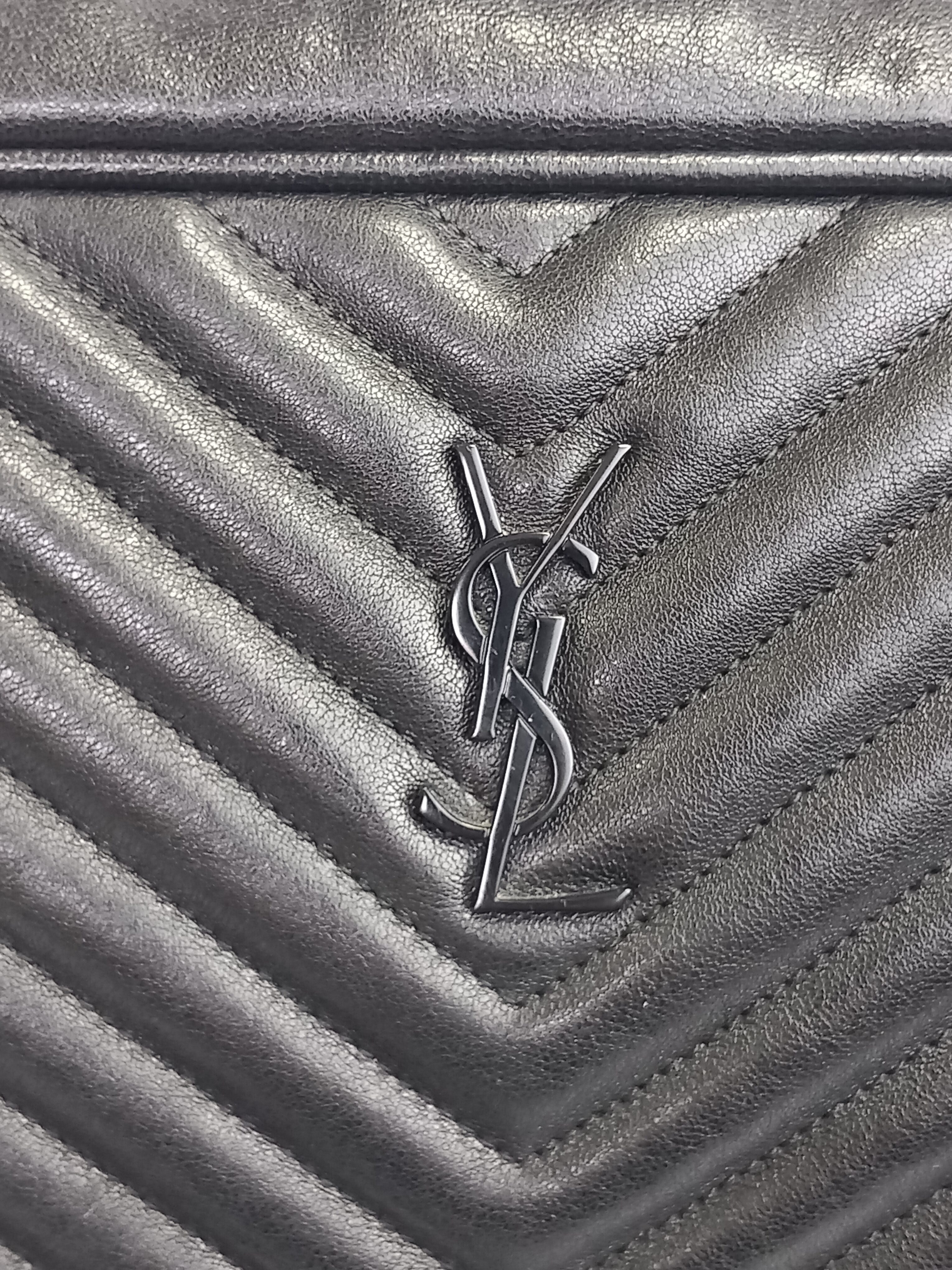 Saint Laurent duża czarna torebka aktówka - obrazek 5