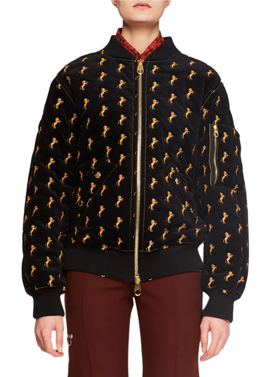 Chloe aksamitna bomberka 36