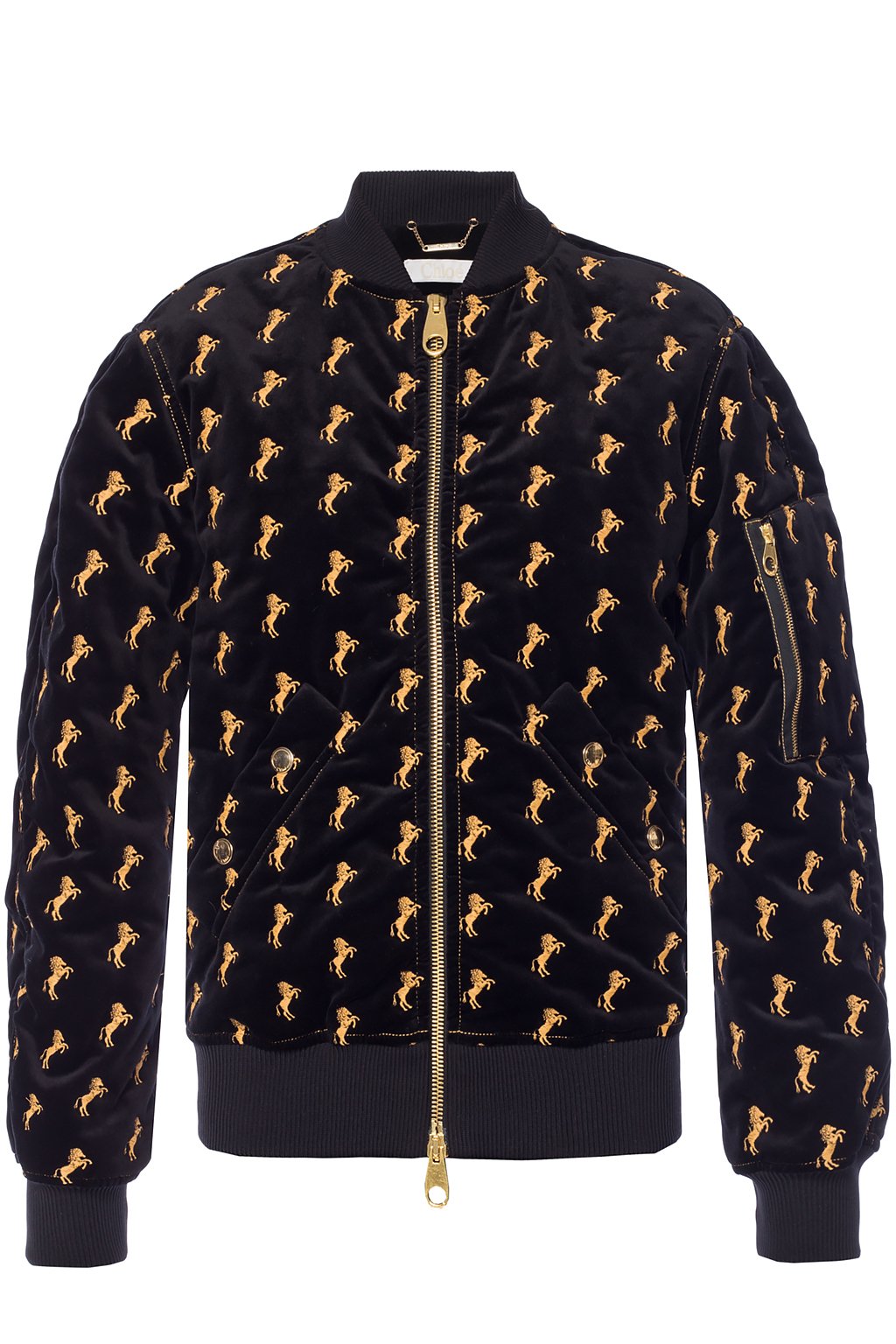 Chloe aksamitna bomberka 36 - obrazek 4