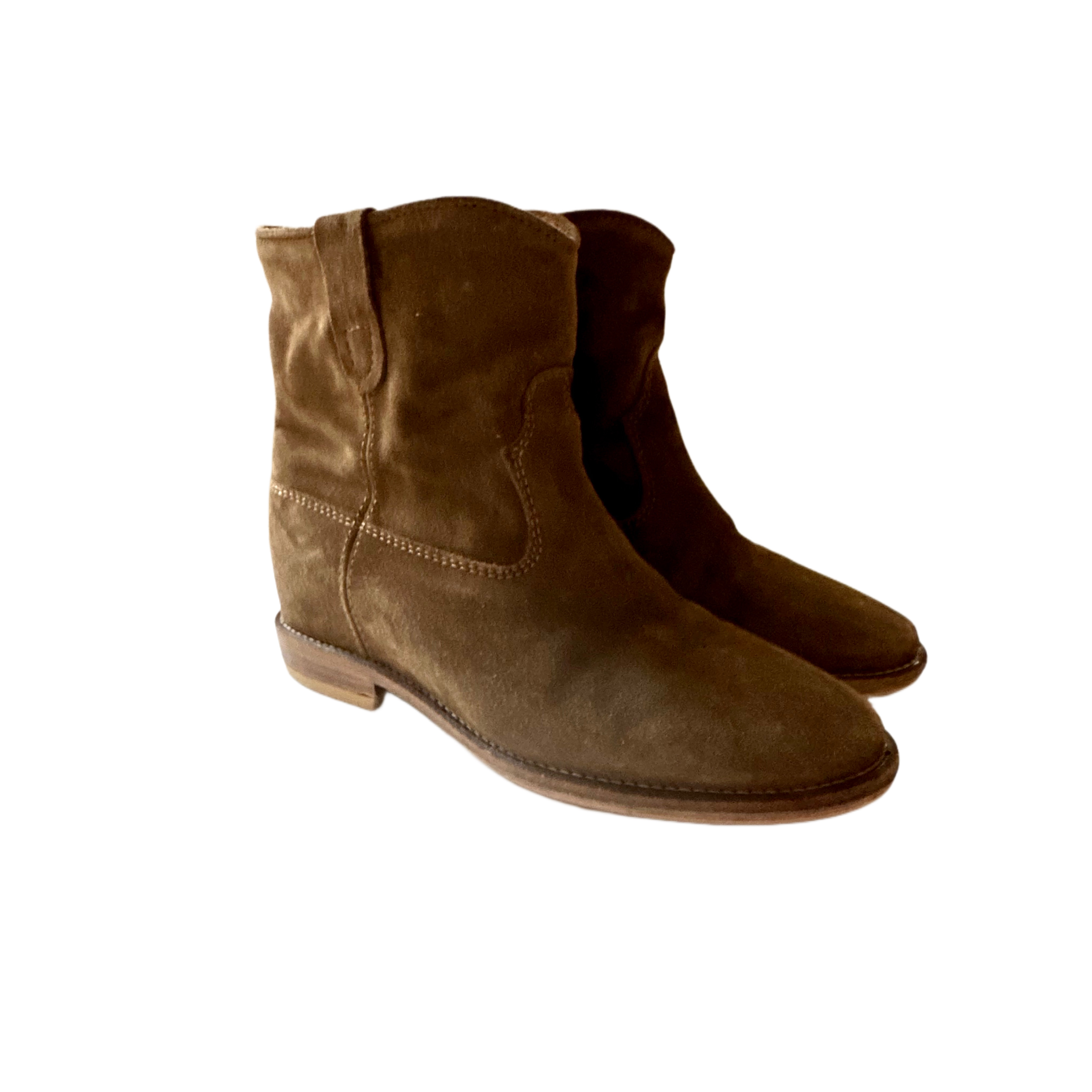 Isabel Marant botki zamszowe 36