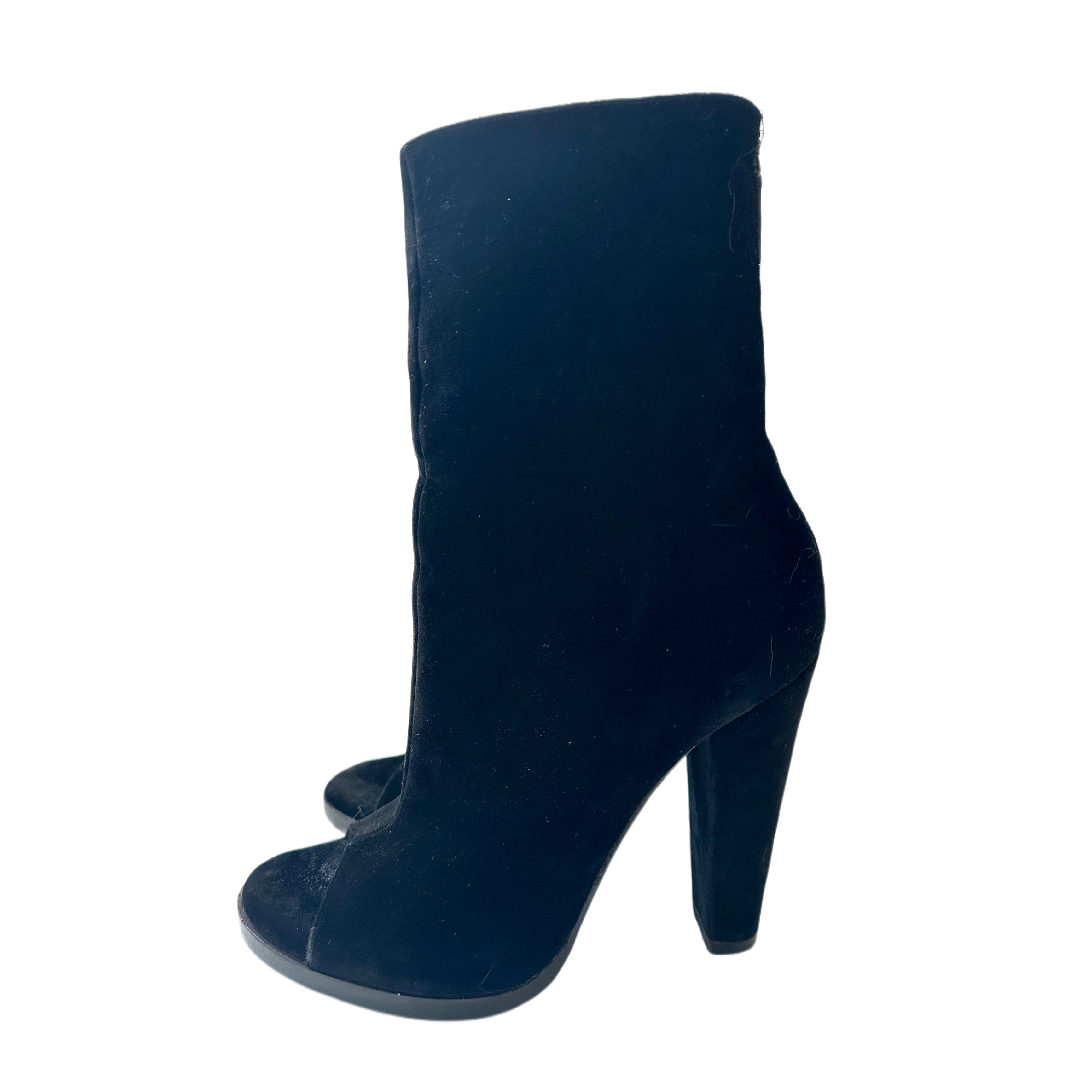 Saint Laurent aksamitne buty 36