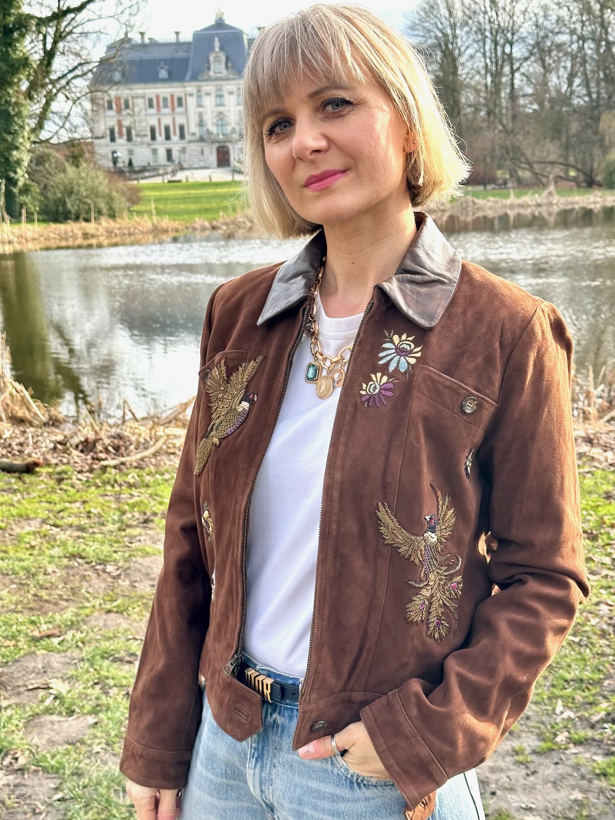 Polo Ralph Lauren zamszowa kurtka 36 - obrazek 3