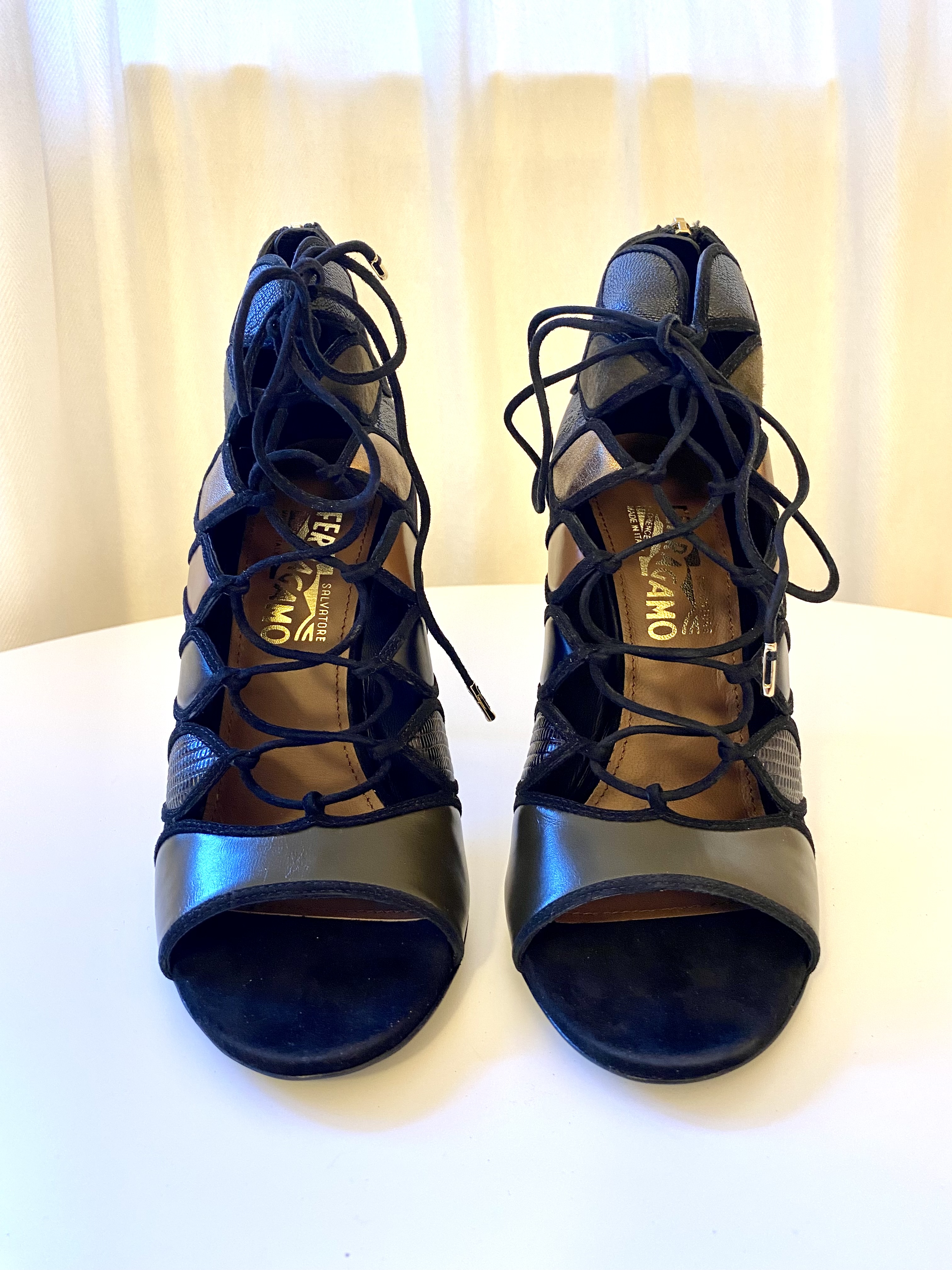 Salvatore Ferragamo szpilki 40 - obrazek 2