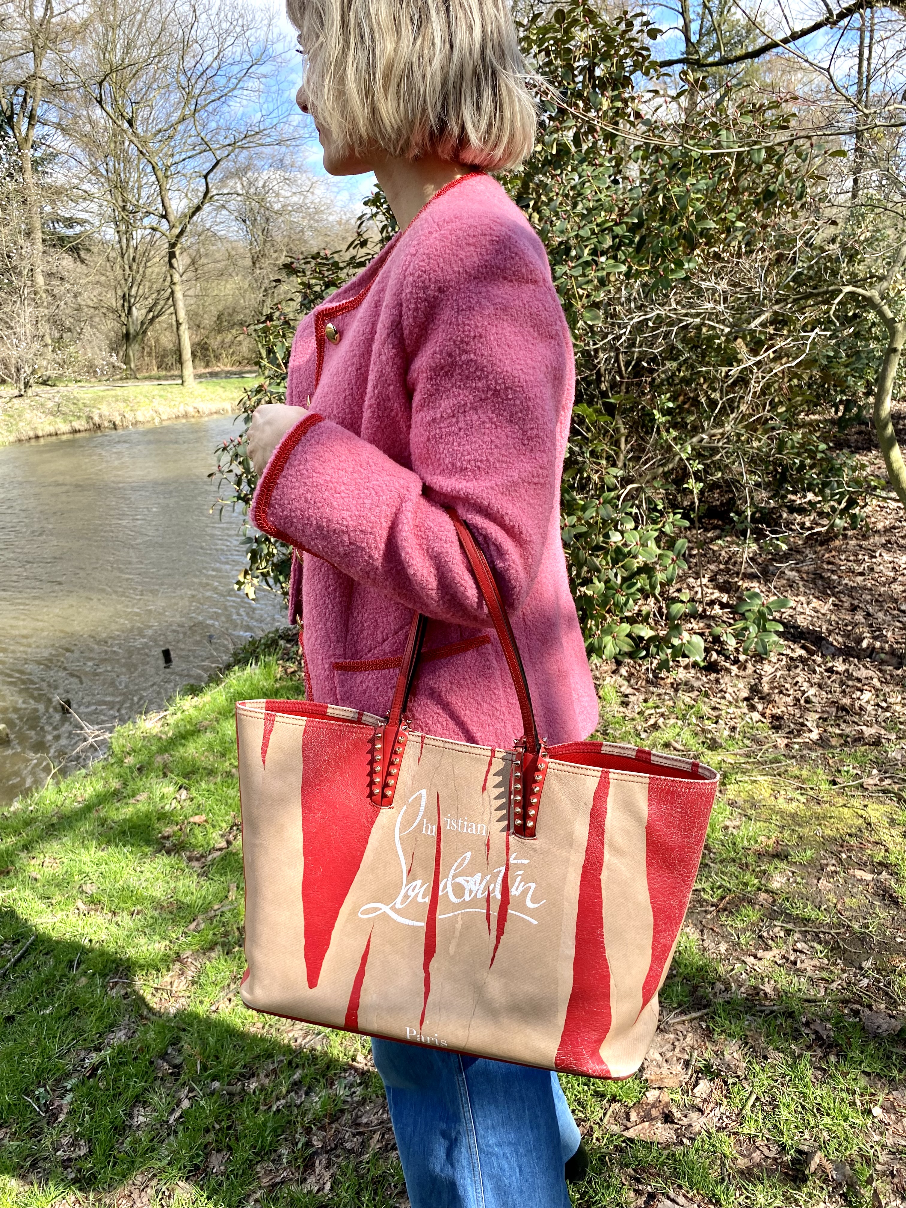 Christian Louboutin Tote bag duża torebka - obrazek 8