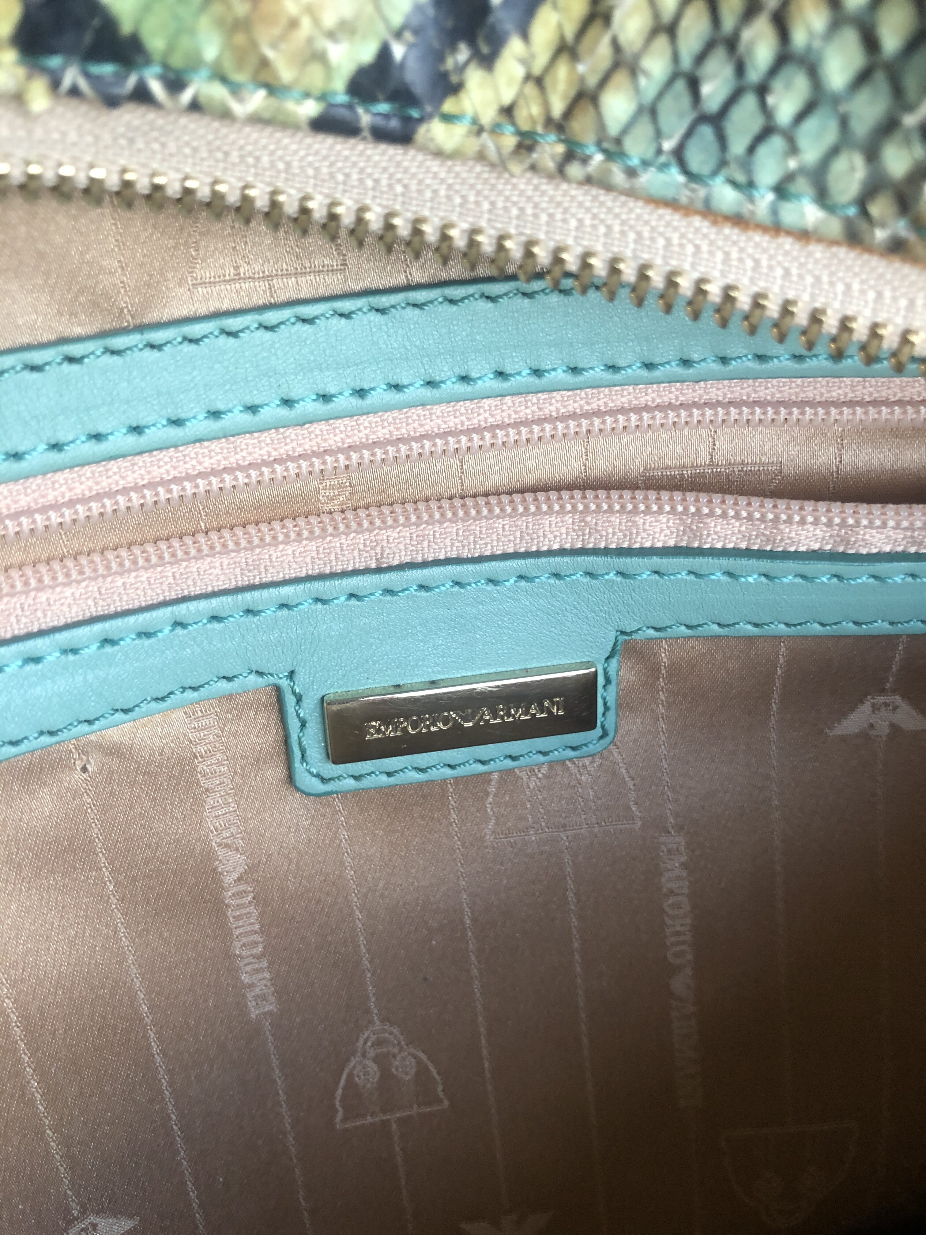 EMPORIO ARMANI Python Bag - torebka - obrazek 7