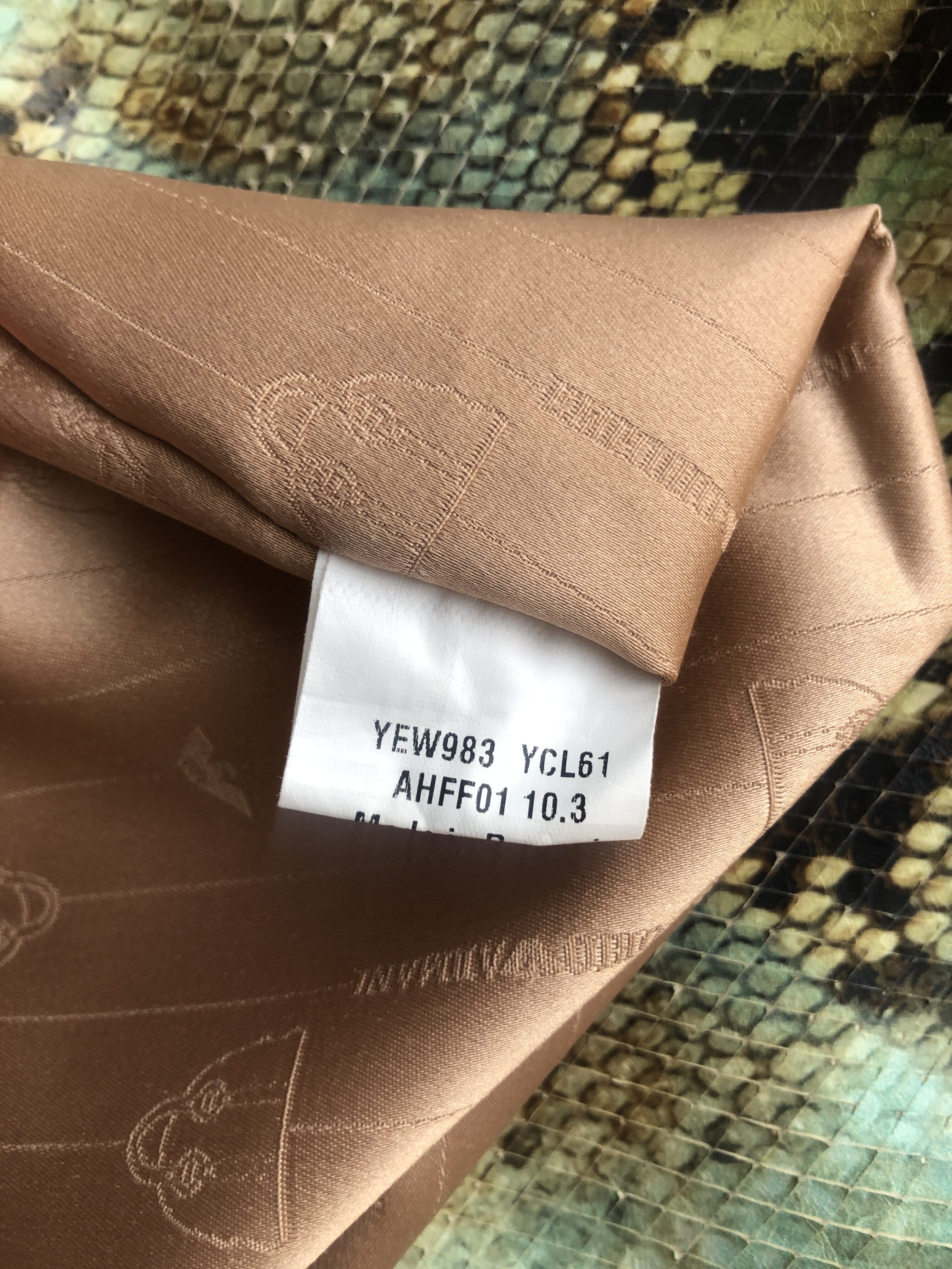 EMPORIO ARMANI Python Bag - torebka - obrazek 8